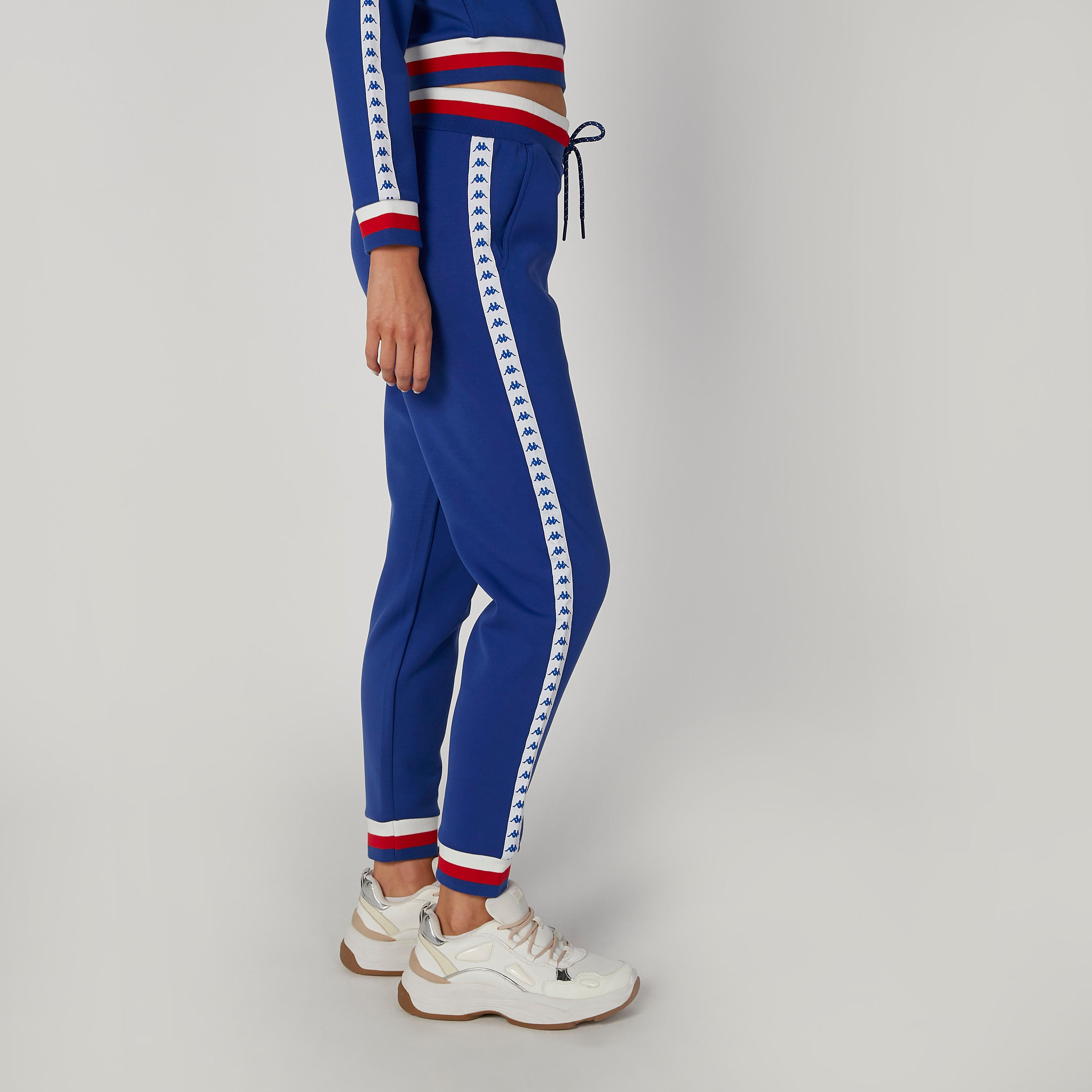 Kappa Printed Mid Waist Jog Pants with Elasticised Waistband-women-clothing-bottoms-joggers-image-3