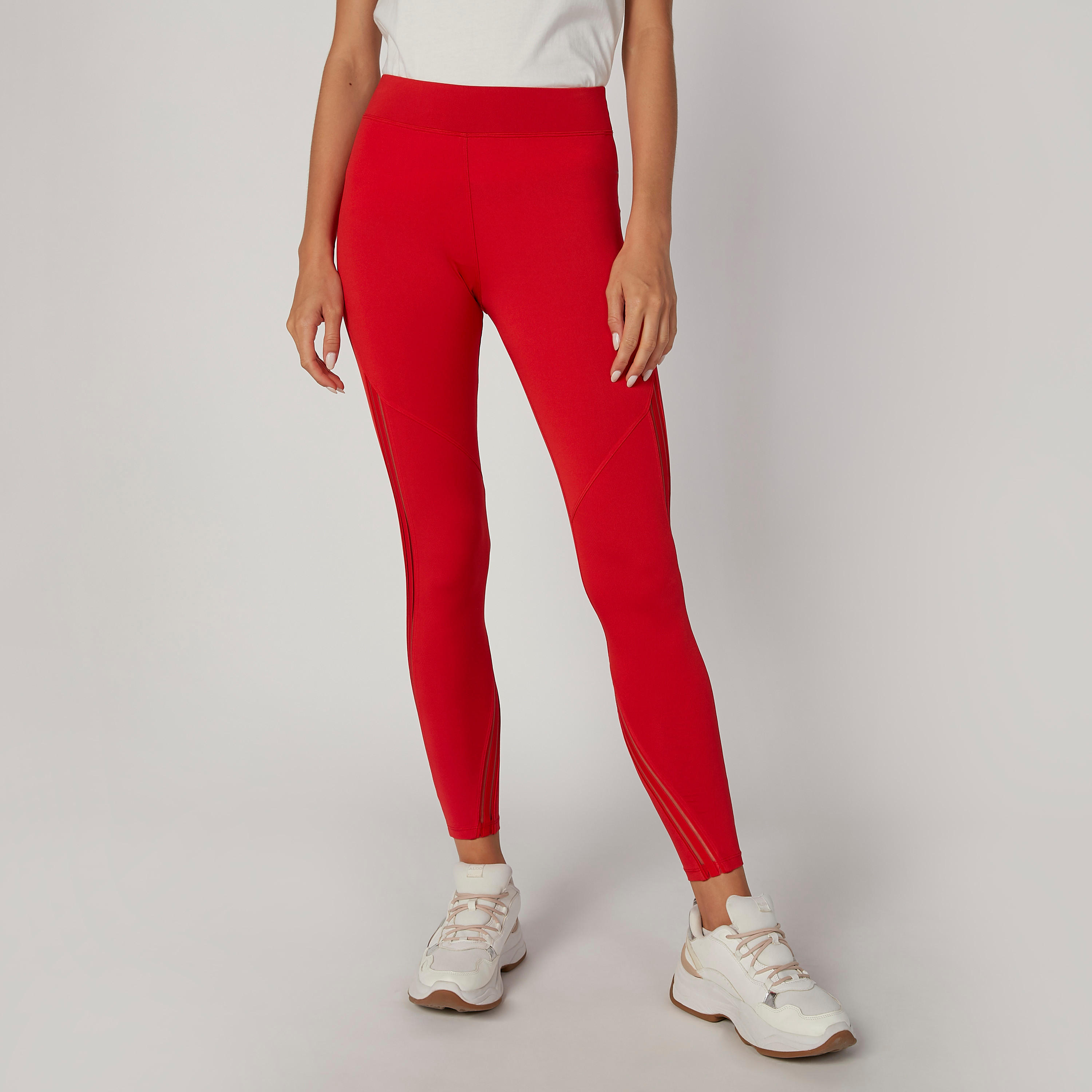 بنطلون ليقنز مستدام سكيني سادة بخصر متوسط الارتفاع من كابا-women-clothing-bottoms-leggings-image-1