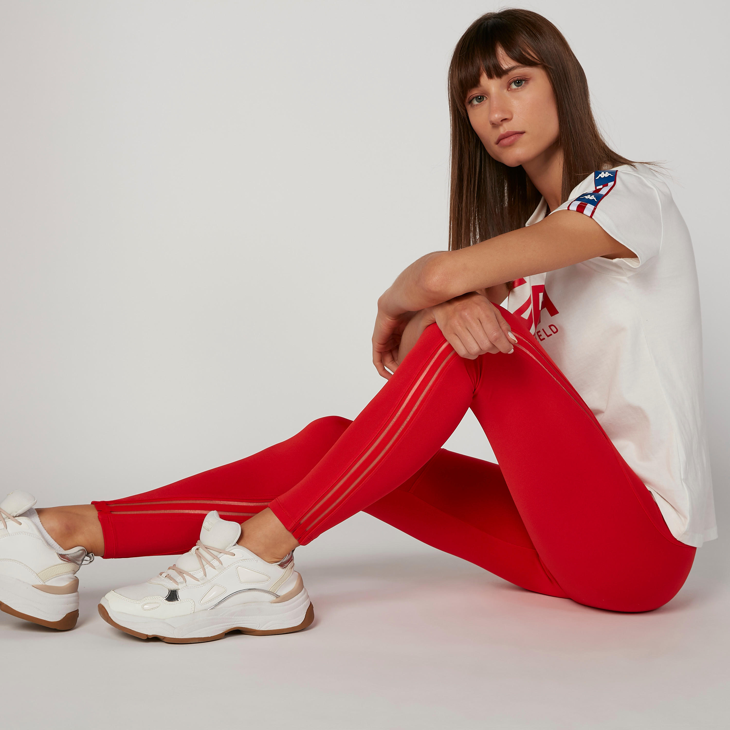 بنطلون ليقنز مستدام سكيني سادة بخصر متوسط الارتفاع من كابا-women-clothing-bottoms-leggings-image-4