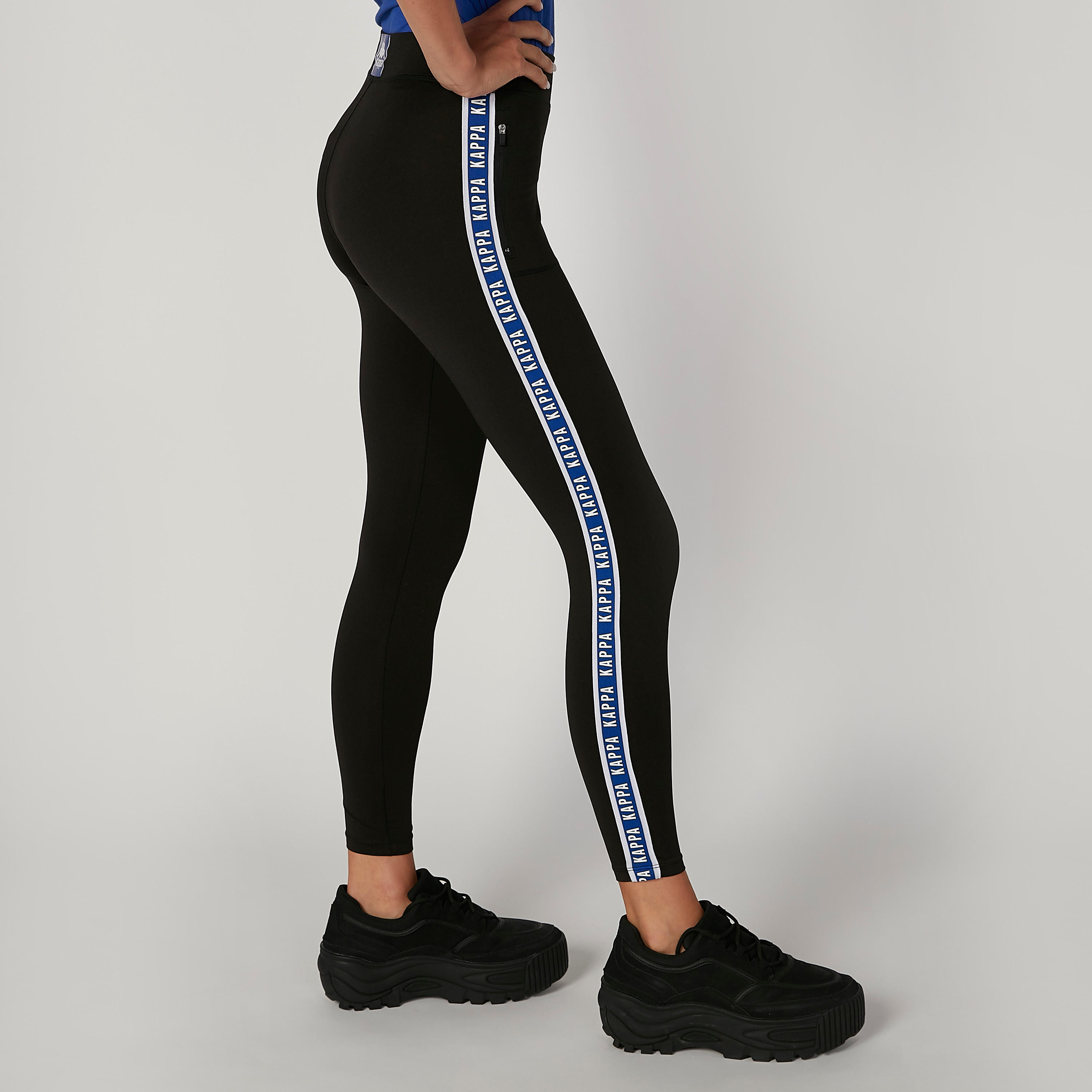 بنطلون ليقنز مستدام بقصّة سكيني وخصر متوسط الارتفاع وطبعات من كابا-women-clothing-sportswearandactivewear-bottoms-image-1