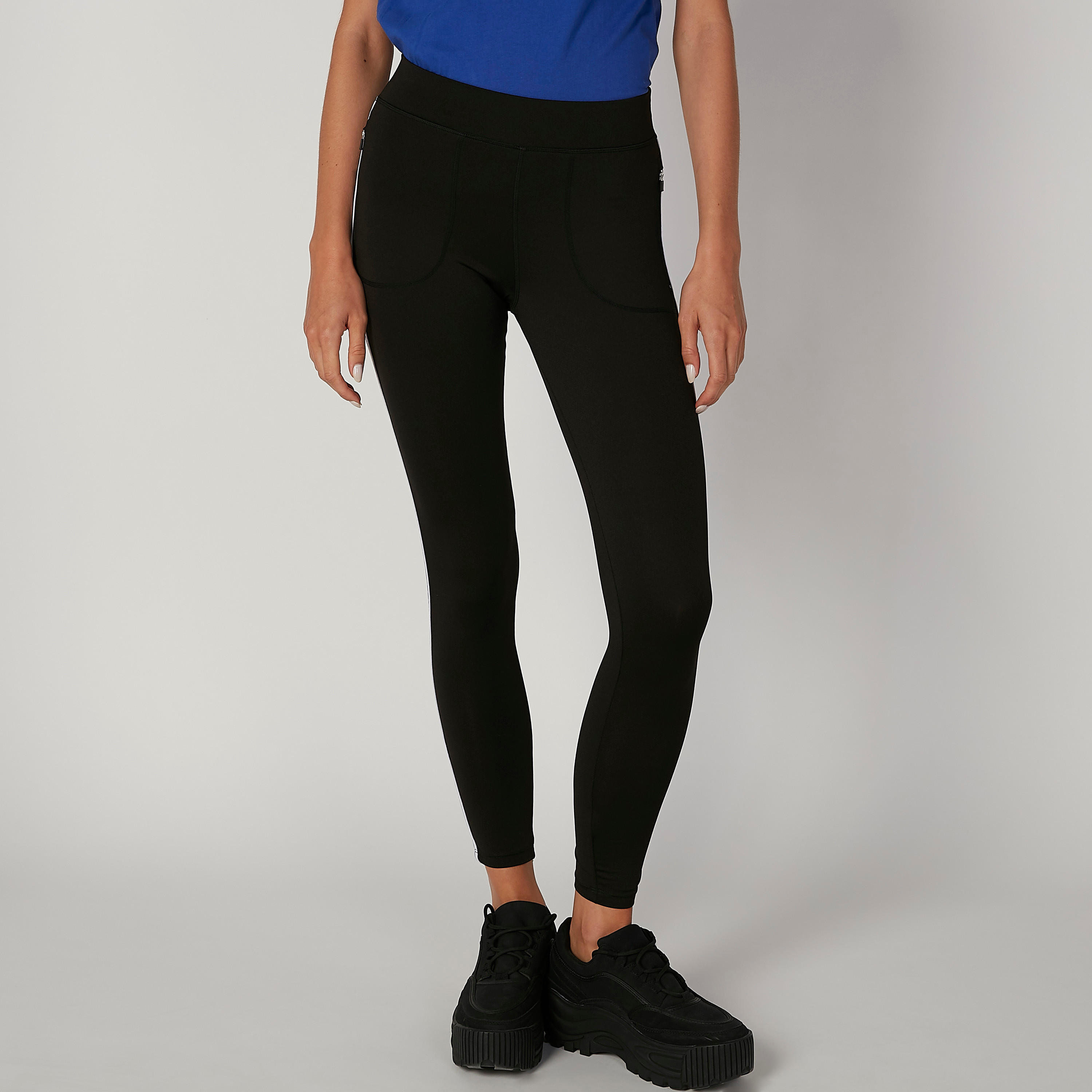 بنطلون ليقنز مستدام بقصّة سكيني وخصر متوسط الارتفاع وطبعات من كابا-women-clothing-sportswearandactivewear-bottoms-image-3