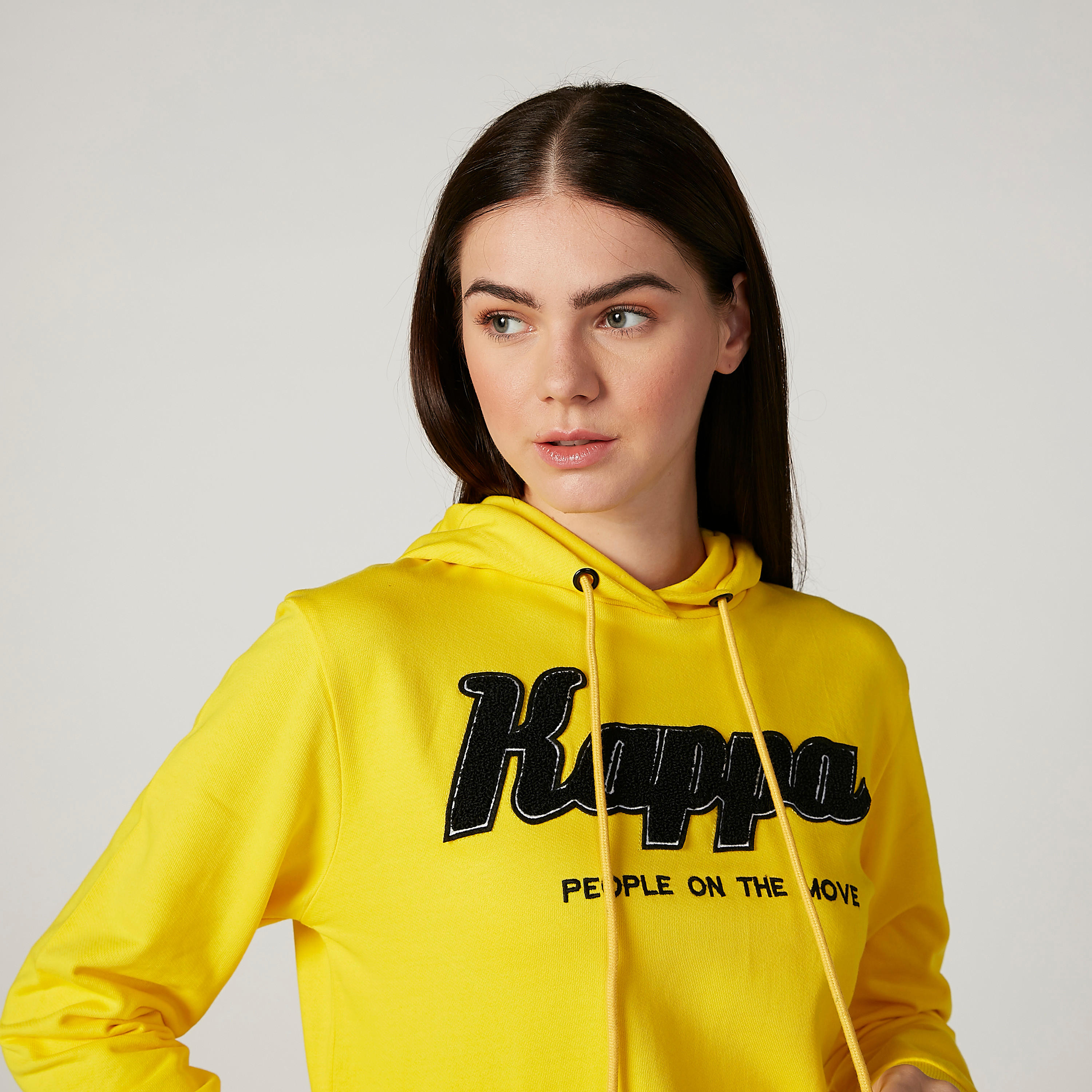 Sustainable Kappa Printed Hoodie with Kangaroo Pockets-women-clothing-sportswearandactivewear-hoodiesandsweatshirts-image-3