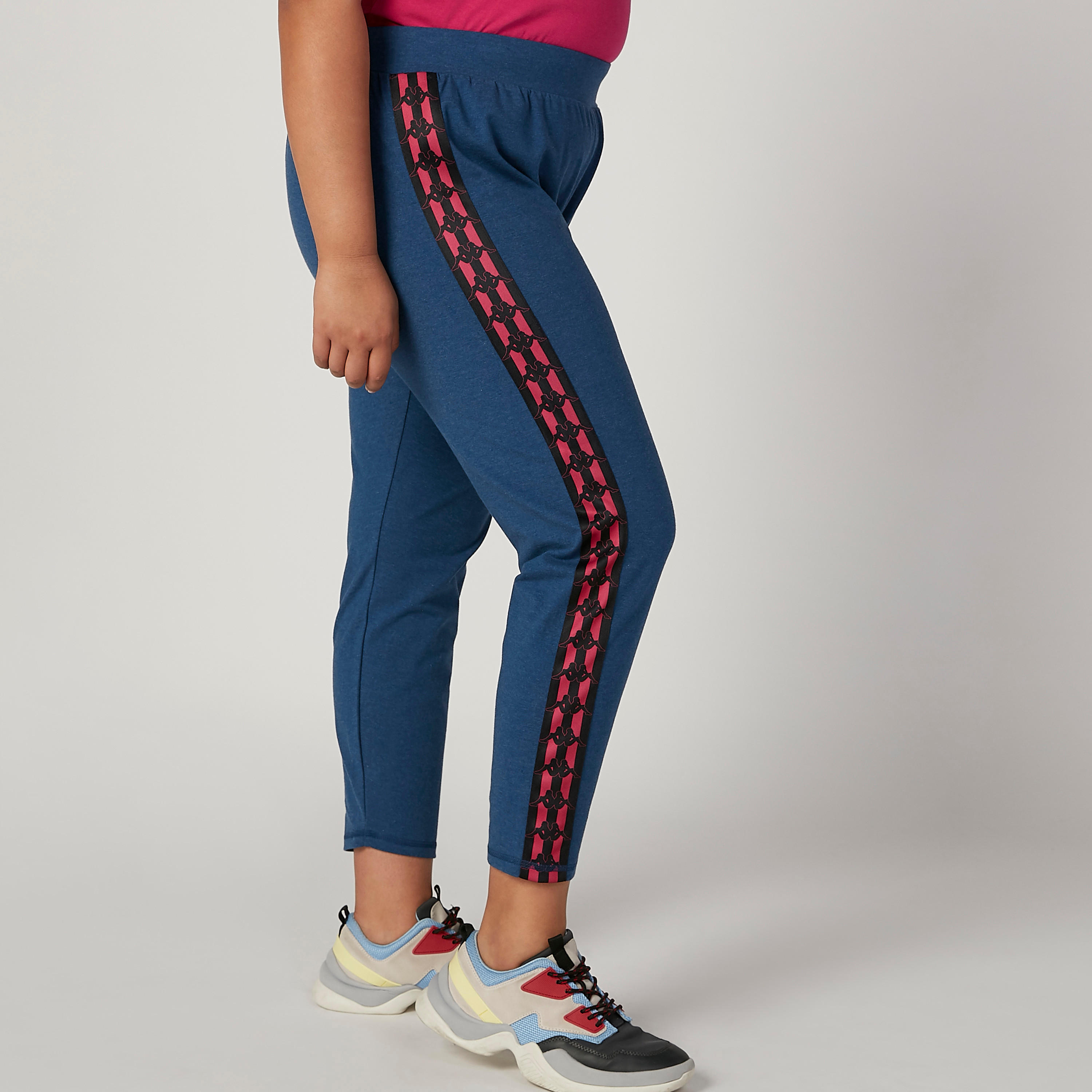 بنطلون مستدام طويل بشريطة من كابا -women-clothing-sportswearandactivewear-bottoms-image-5