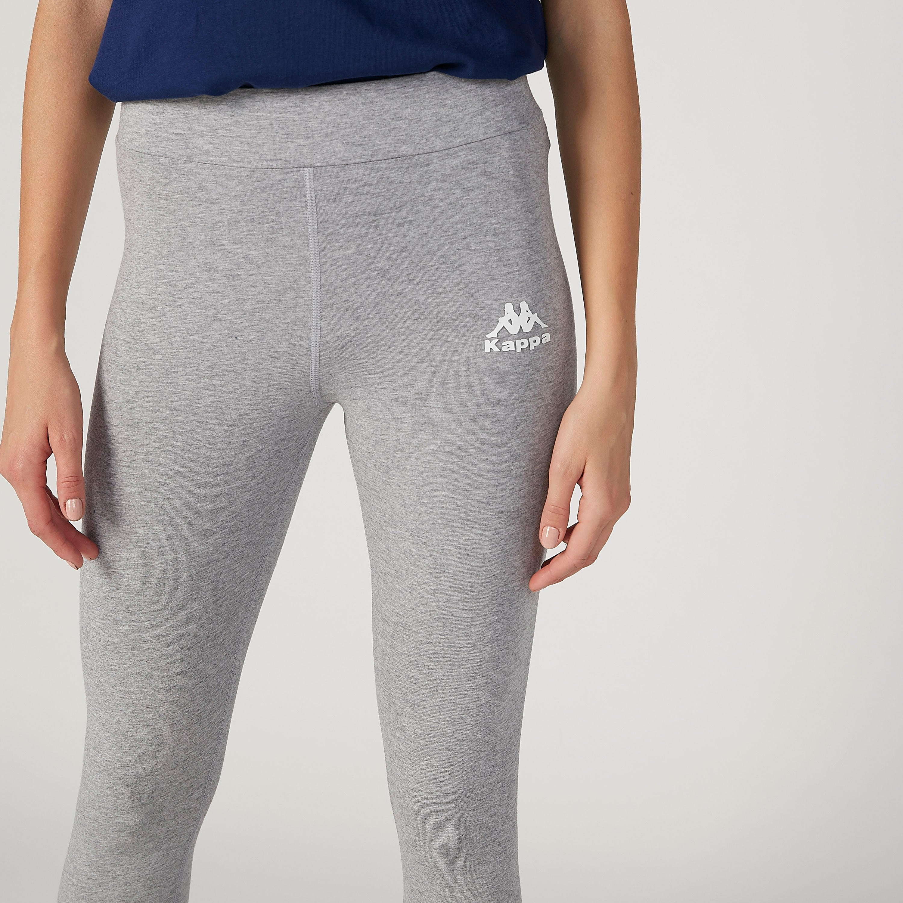 بنطال ليقنز سادة طويل بخصر مطّاطي من كابا-women-clothing-bottoms-leggings-image-3