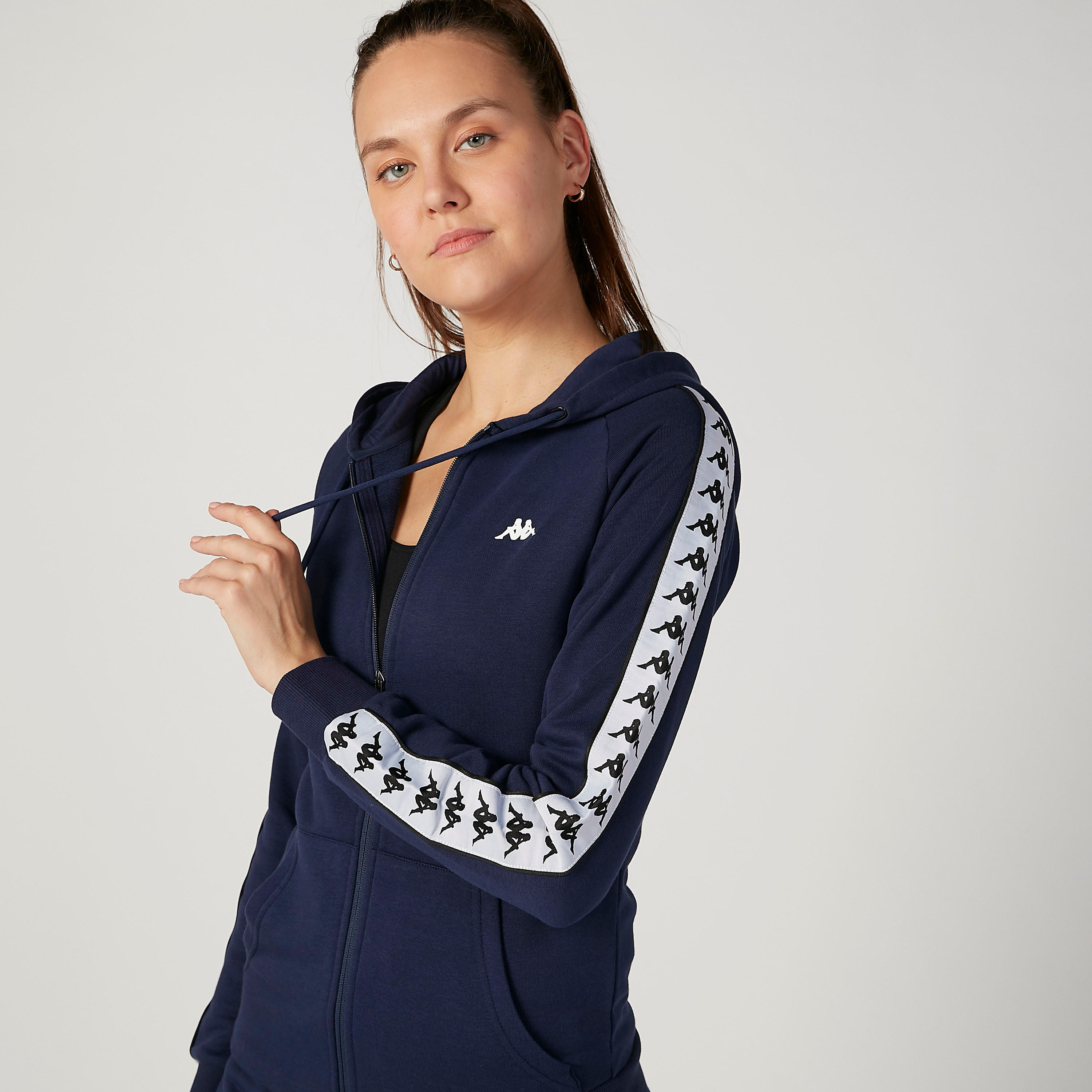 بنطلون رياضي بخصر مطّاطي وجيوب وطبعات من كابا-women-clothing-sportswearandactivewear-trackpantsandtracksuits-image-3