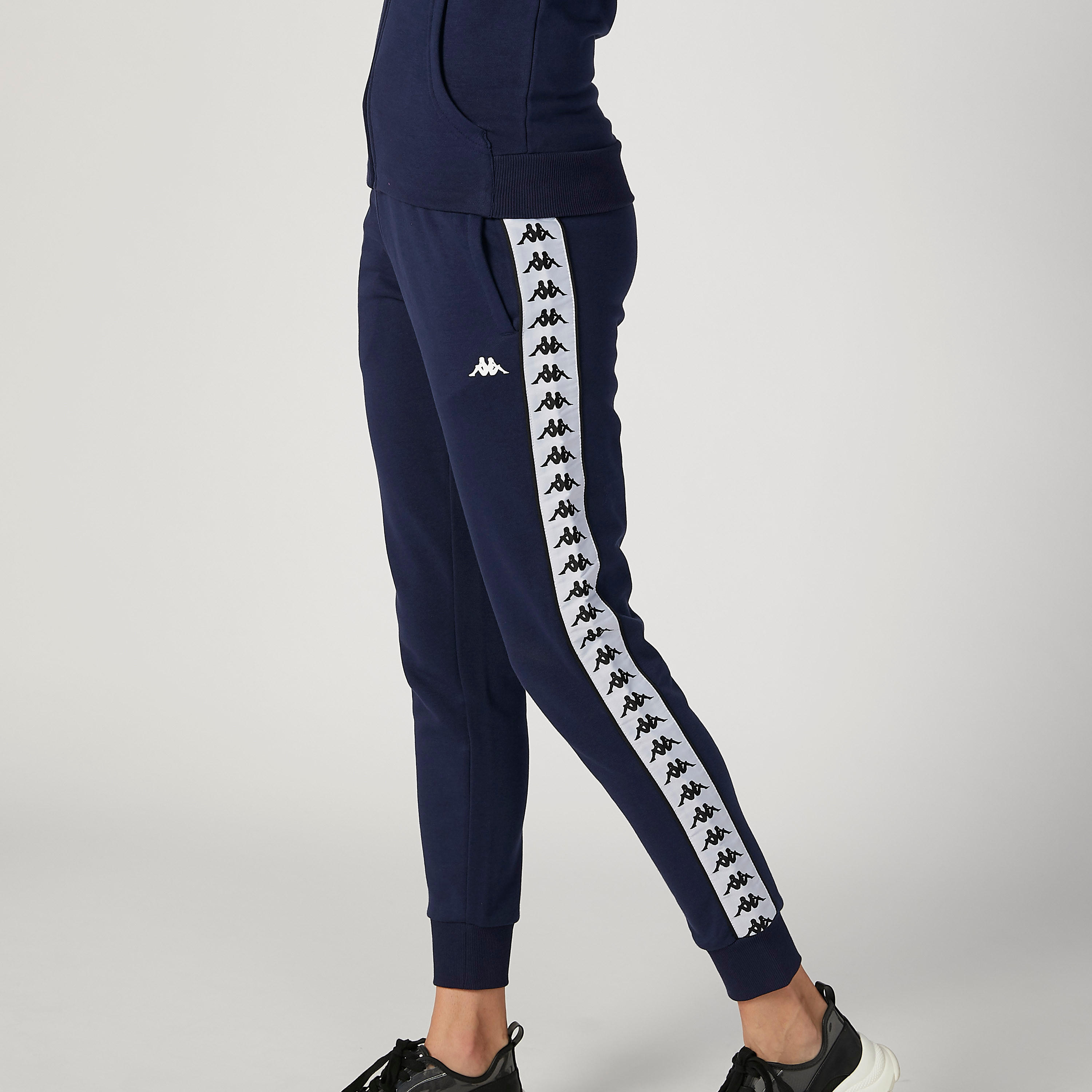 Kappa Printed Jog Pants with Pocket Detail and Elasticised Waistband-women-clothing-sportswearandactivewear-trackpantsandtracksuits-image-5