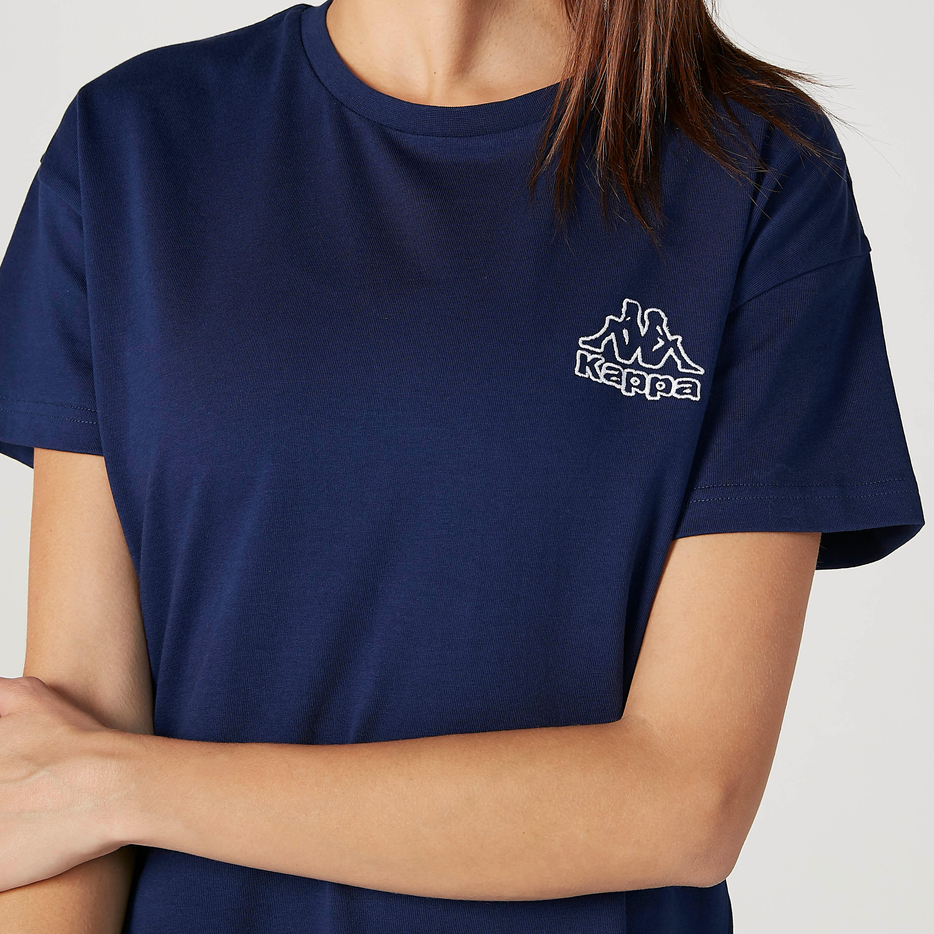 Kappa Printed T-shirt with Round Neck and Short Sleeves-women-clothing-sportswearandactivewear-tshirtsandvests-image-3