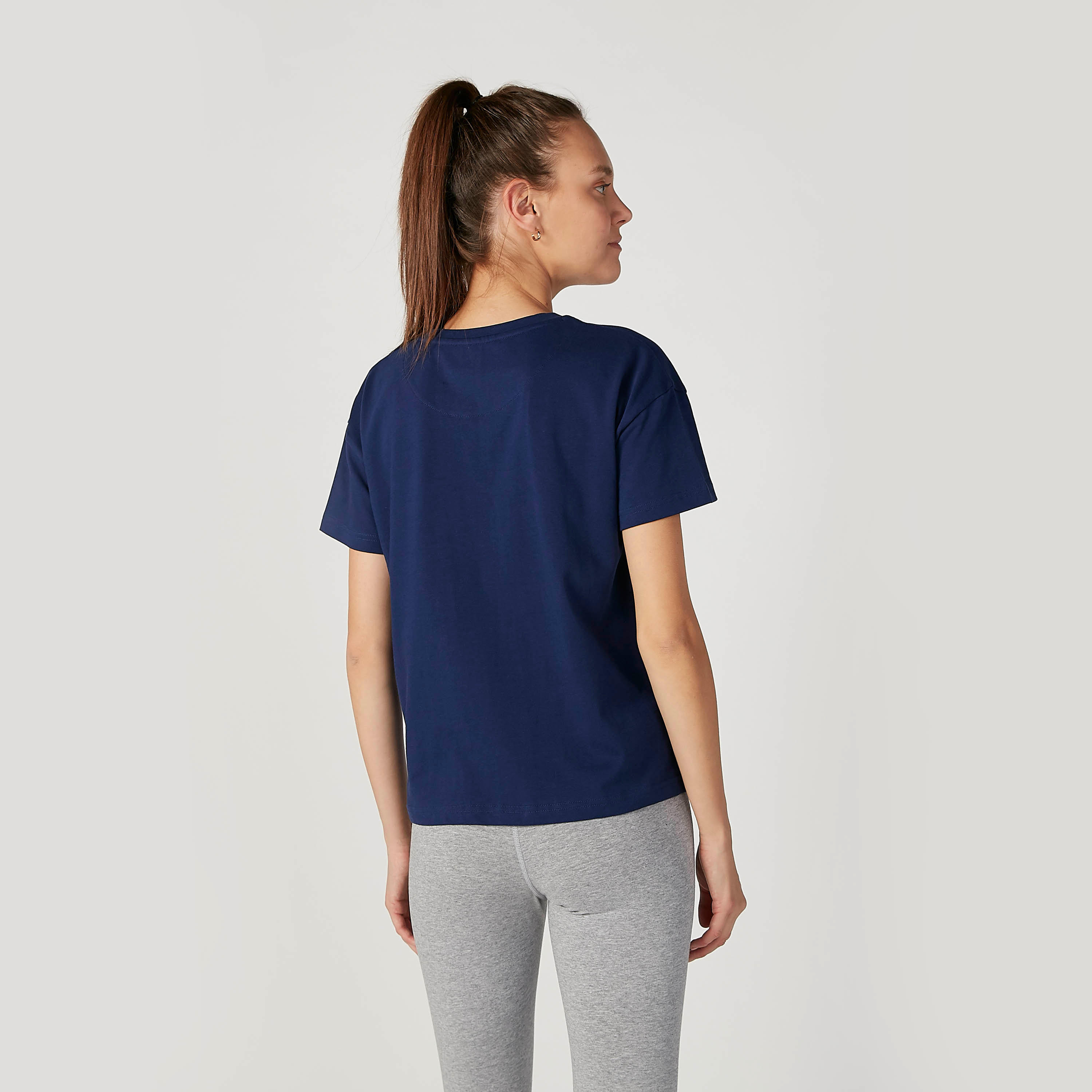 Kappa Printed T-shirt with Round Neck and Short Sleeves-women-clothing-sportswearandactivewear-tshirtsandvests-image-4