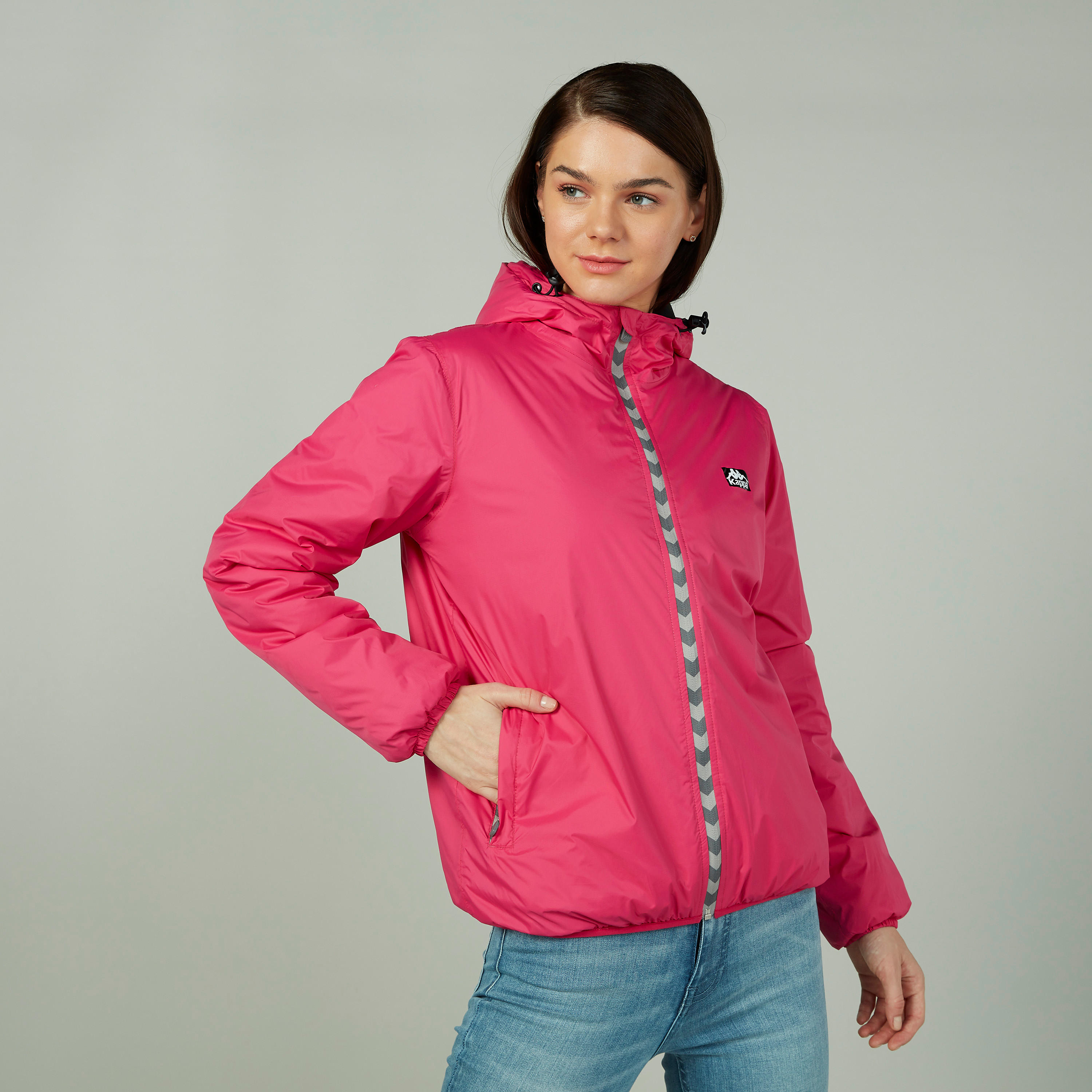 جاكيت مستدام بقبّعة وأكمام طويلة وطبعات -women-clothing-sportswearandactivewear-coatsandjackets-jackets-image-1