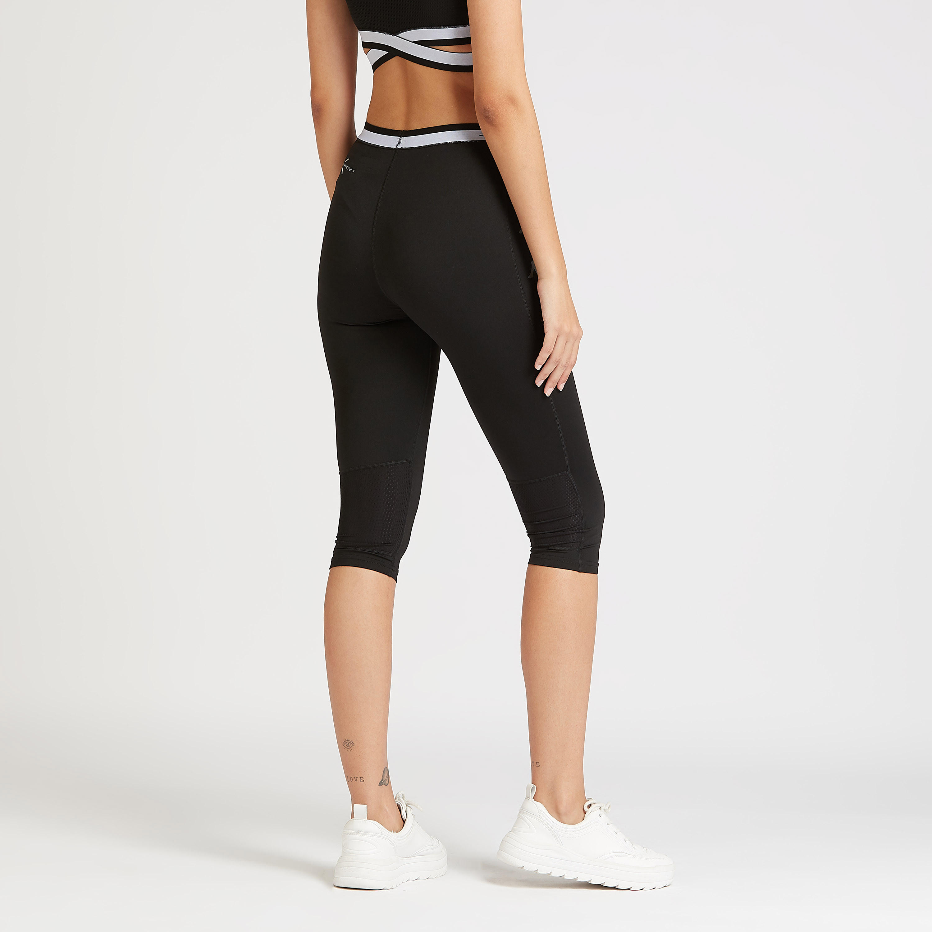 بنطلون ليقنز 3/4 بخصر مطّاطي وطبعات من كابا-women-clothing-sportswearandactivewear-bottoms-image-4