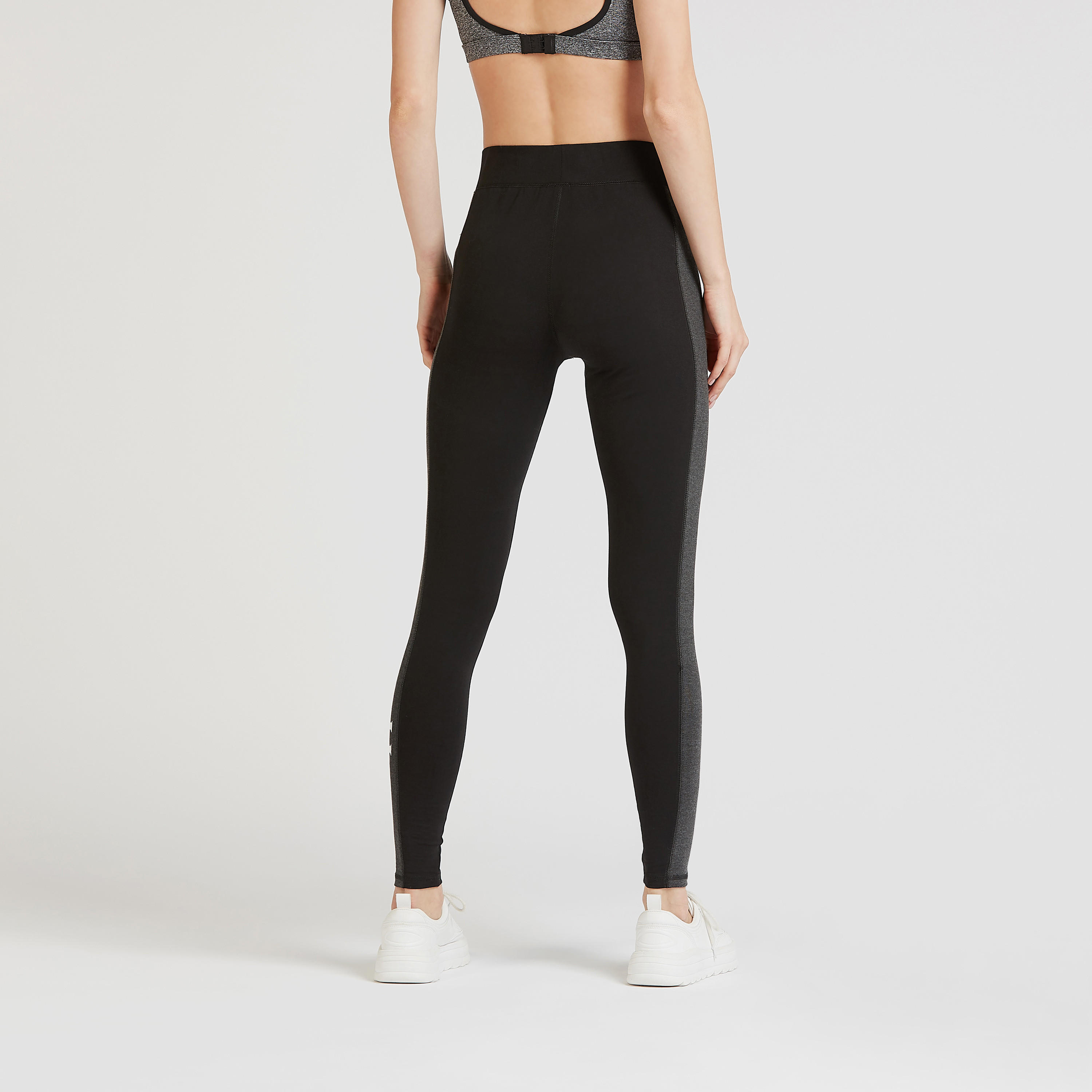 بنطلون ليقنز بقوالب ملونة وخصر مطّاطي من كابا-women-clothing-sportswearandactivewear-bottoms-image-4