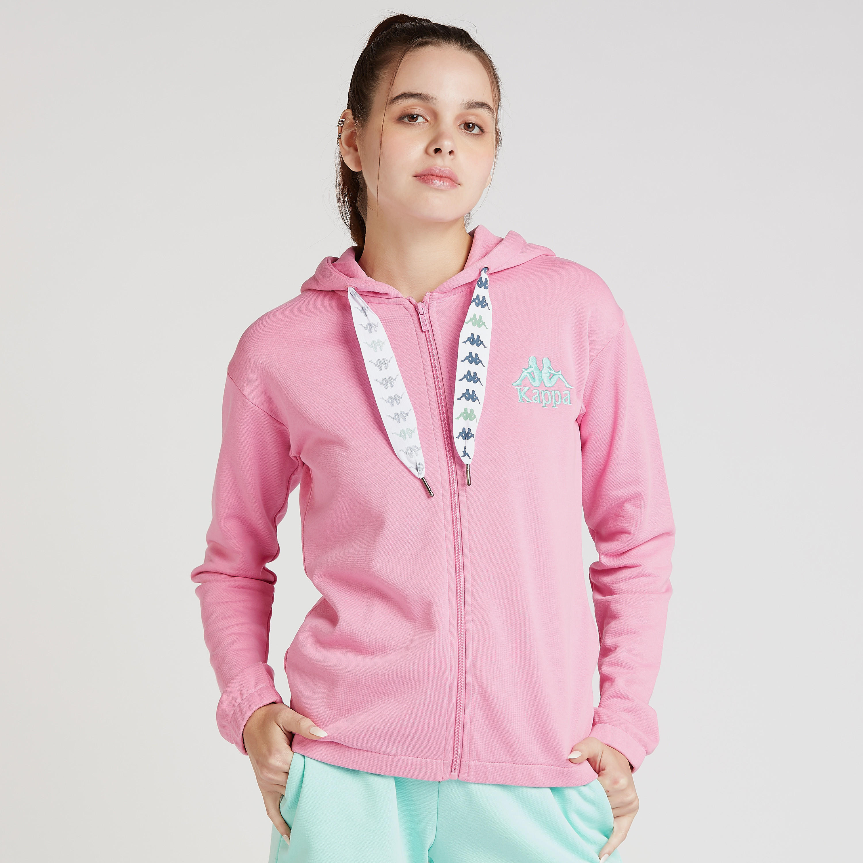 Kappa Solid Jacket with Long Sleeves and Hood-women-clothing-sportswearandactivewear-coatsandjackets-jackets-image-3
