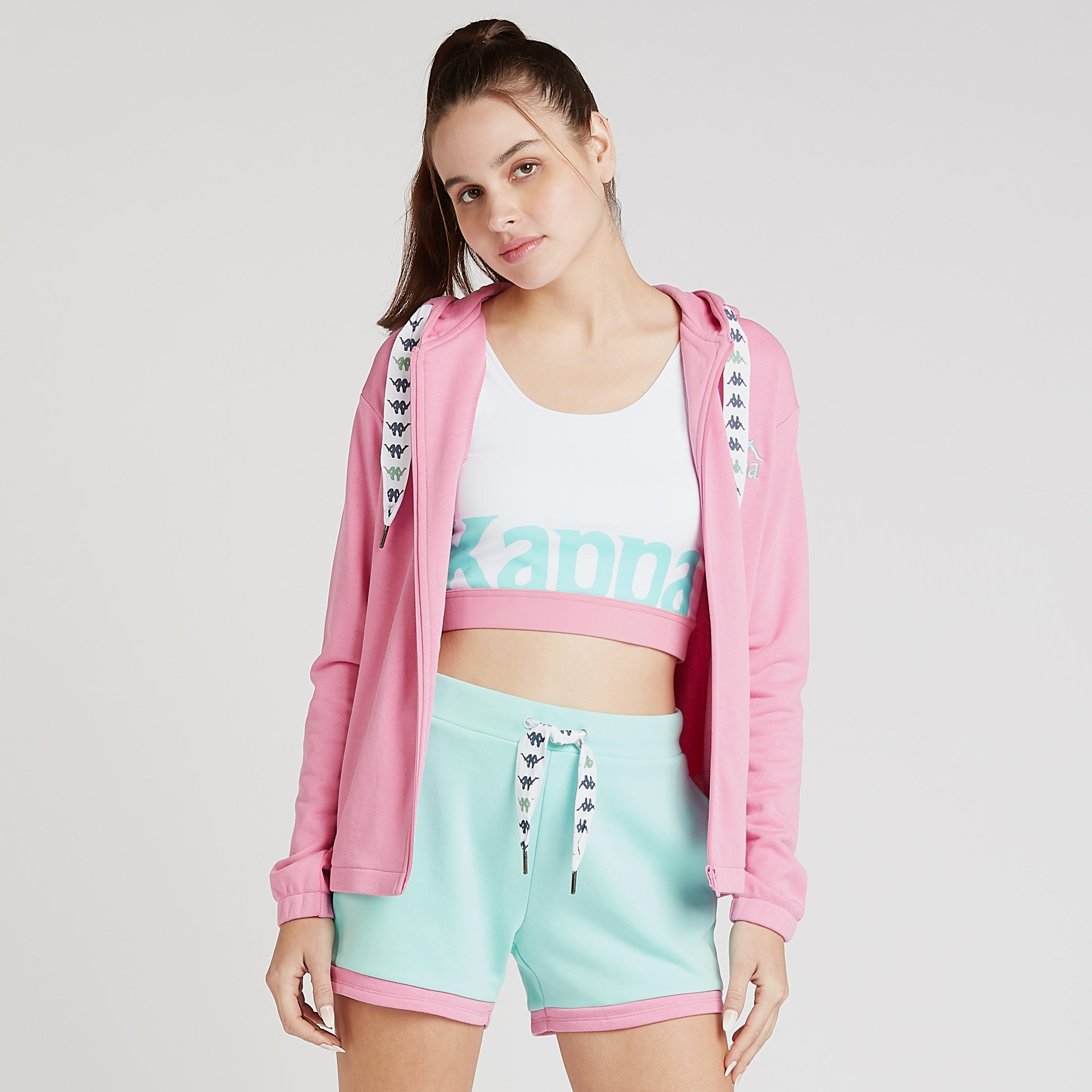 Kappa Solid Jacket with Long Sleeves and Hood-women-clothing-sportswearandactivewear-coatsandjackets-jackets-image-5