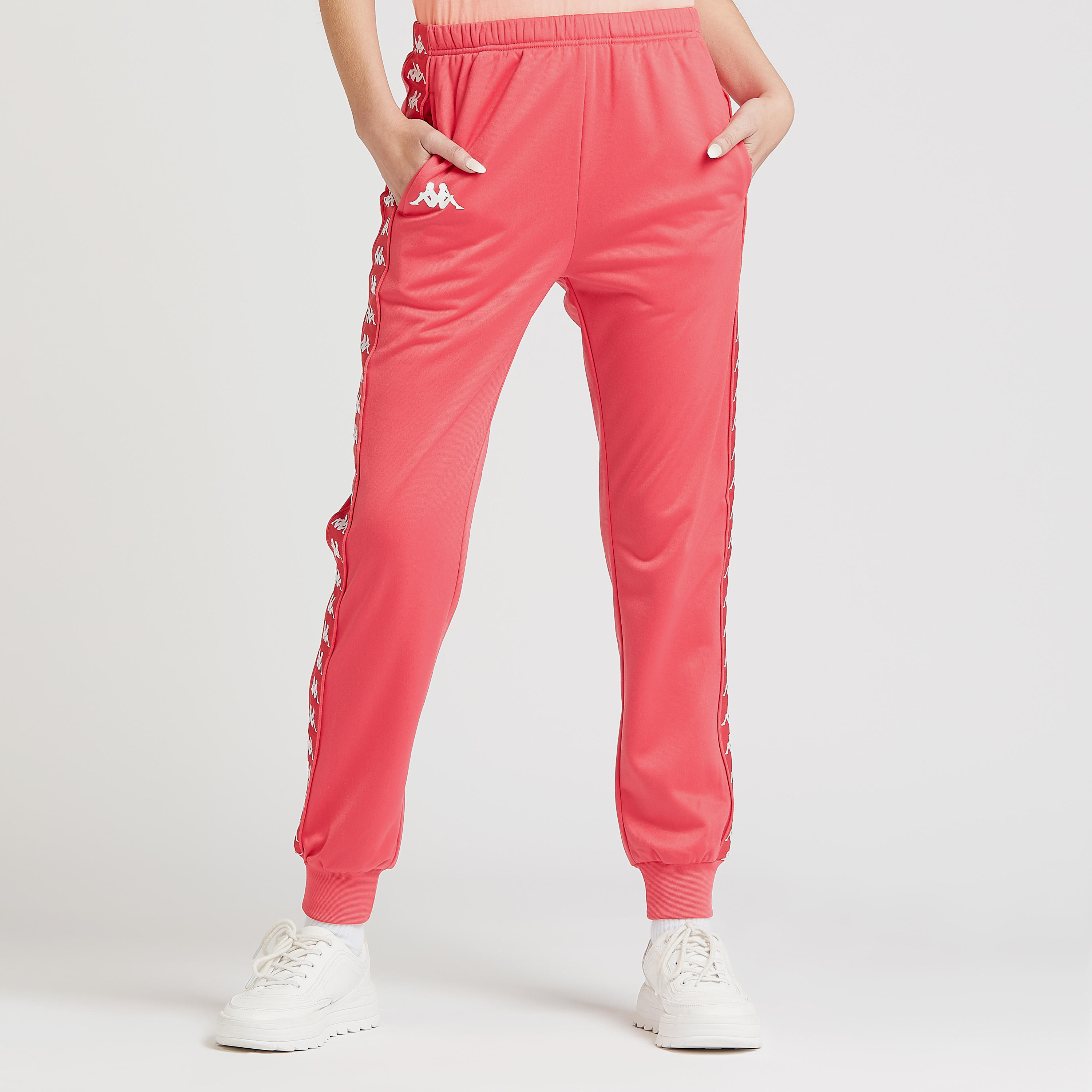 بنطلون رياضي بشريطة وطبعات من كابا-women-clothing-sportswearandactivewear-bottoms-image-1