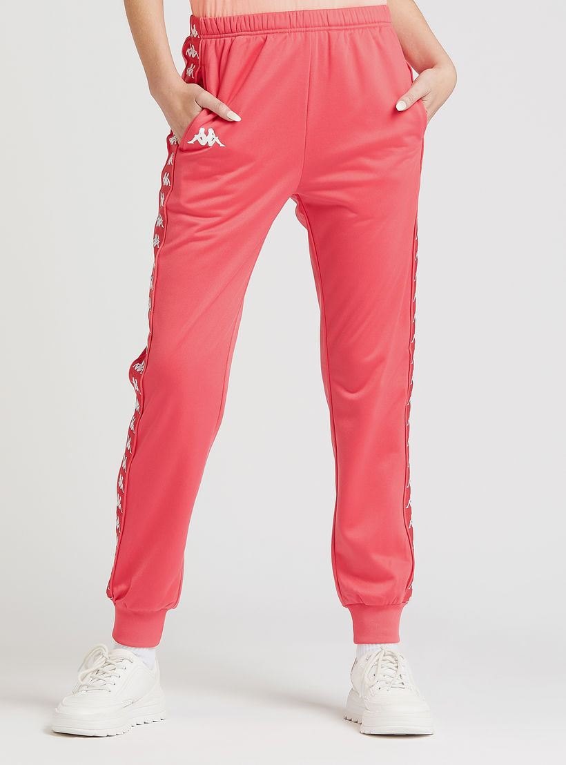 بنطلون رياضي بشريطة وطبعات من كابا-women-clothing-sportswearandactivewear-bottoms-image-1