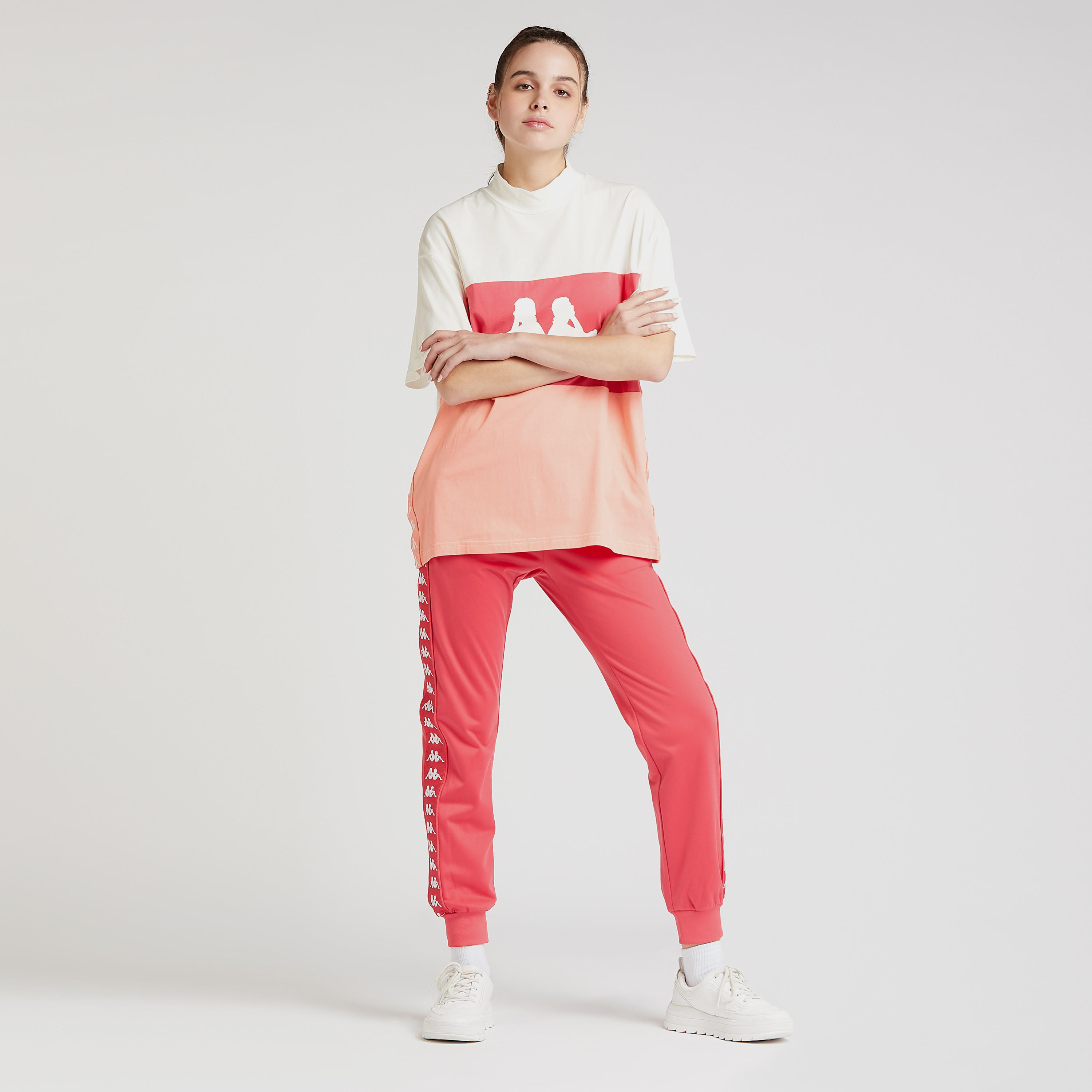 بنطلون رياضي بشريطة وطبعات من كابا-women-clothing-sportswearandactivewear-bottoms-image-6