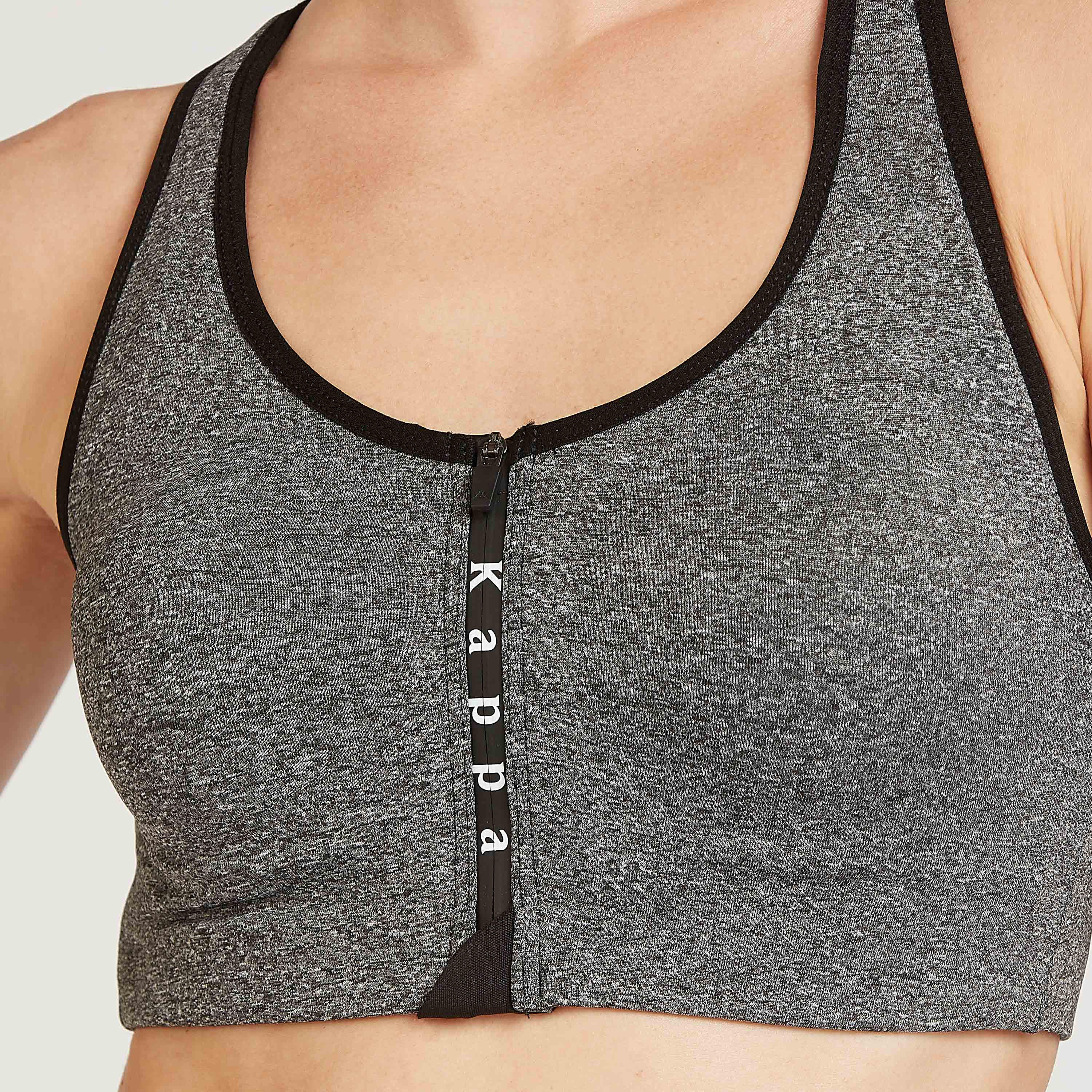 صدريّة رياضية بياقة عميقة وسحّاب إغلاق وطبعات من كابا-sports-women-clothing-sportsbras-image-3