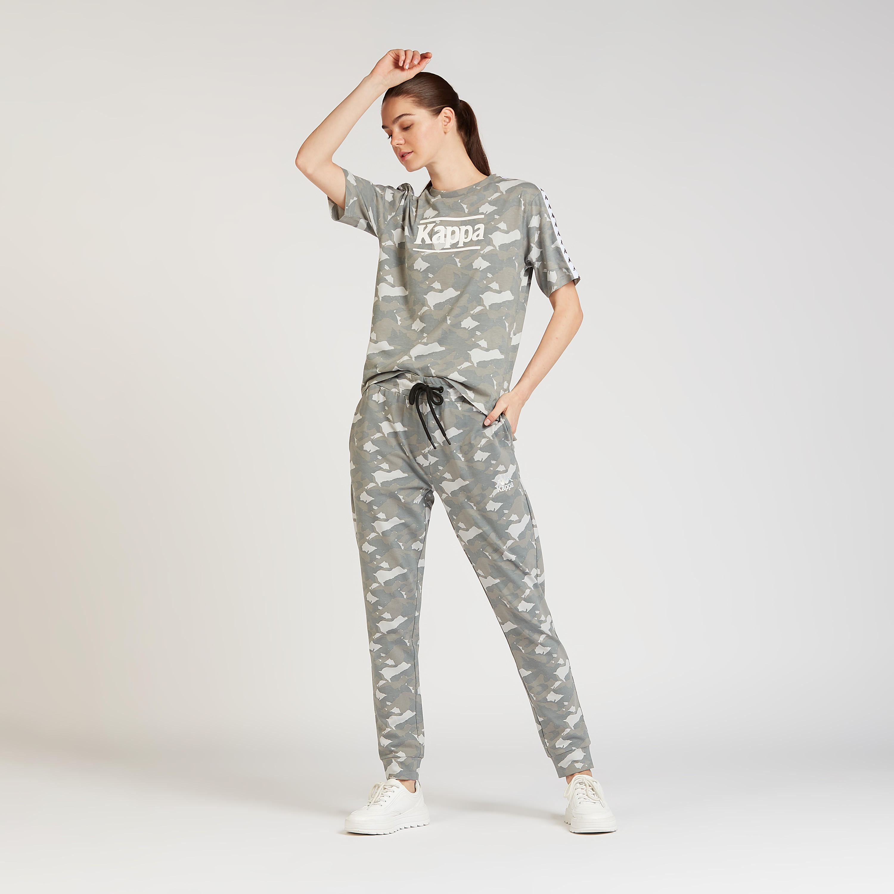 Kappa Printed T-shirt with Crew Neck and Short Sleeves-women-clothing-sportswearandactivewear-tshirtsandvests-image-2