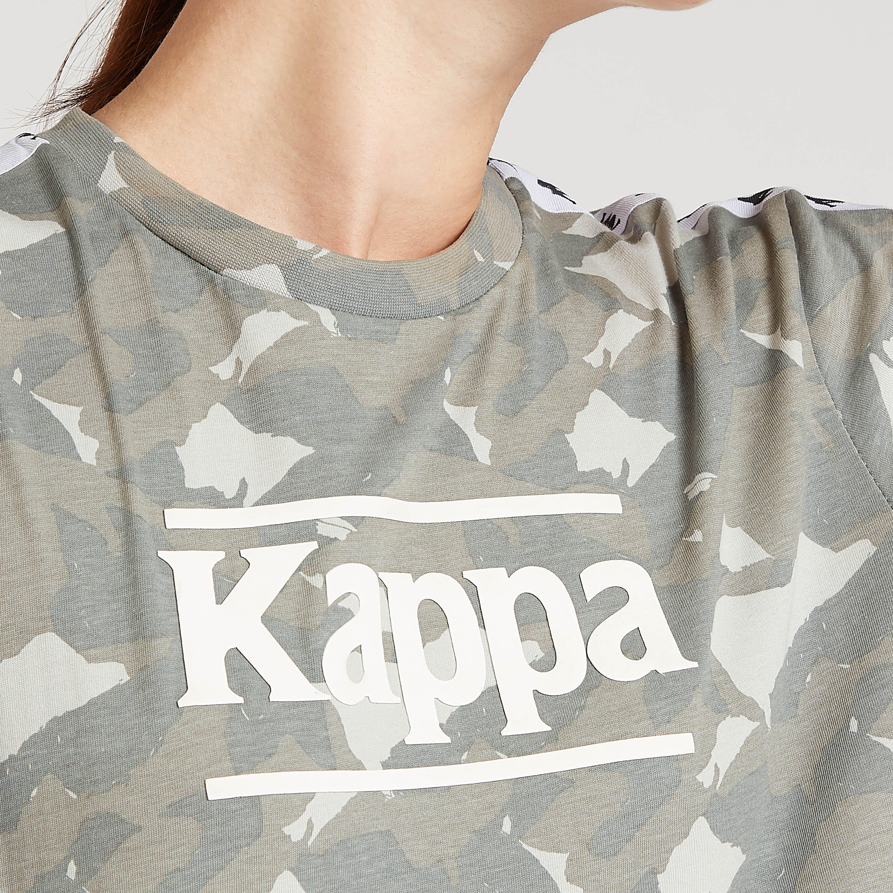 Kappa Printed T-shirt with Crew Neck and Short Sleeves-women-clothing-sportswearandactivewear-tshirtsandvests-image-3