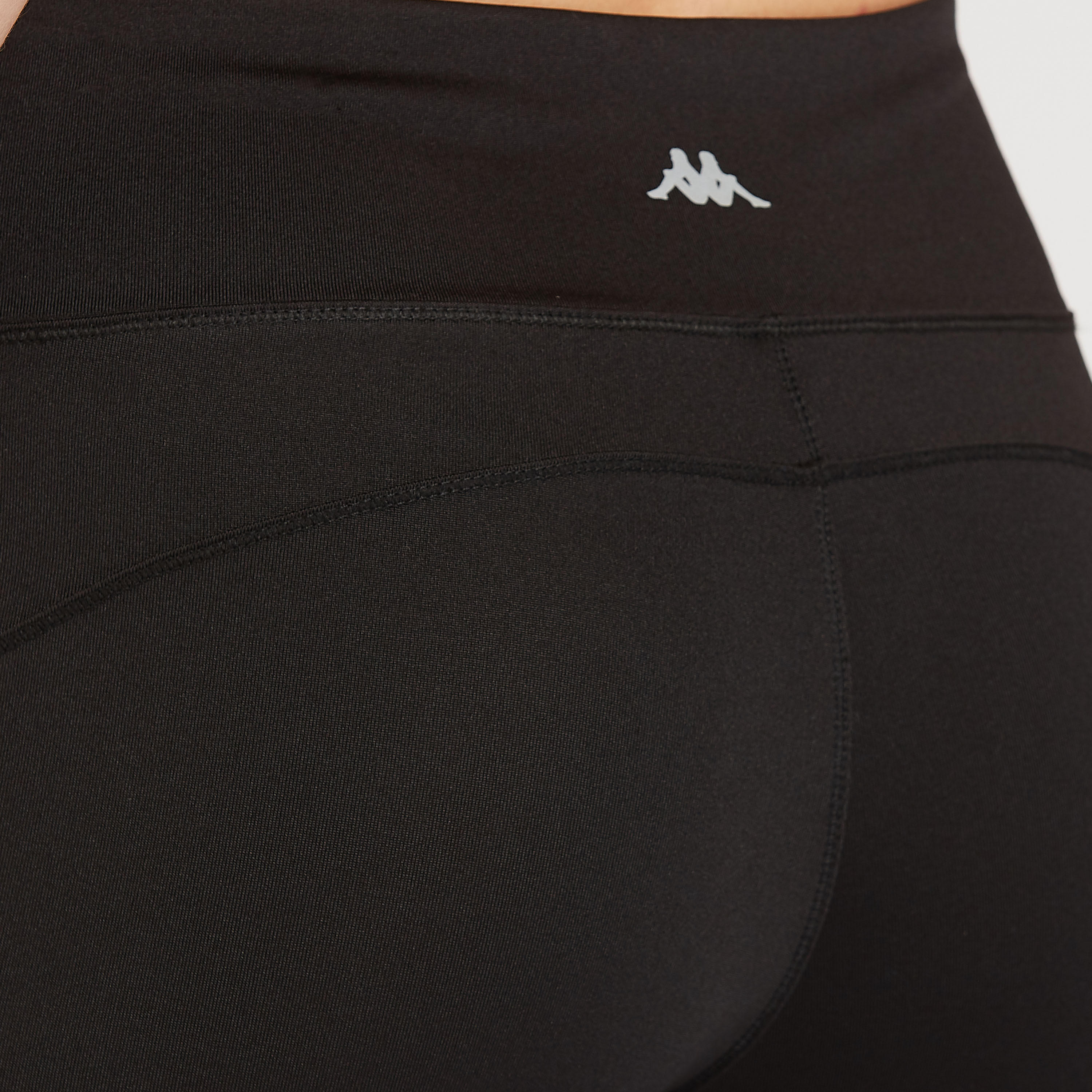 بنطلون ليقنز سادة بخصر مطّاطي من كابا-women-clothing-bottoms-leggings-image-3