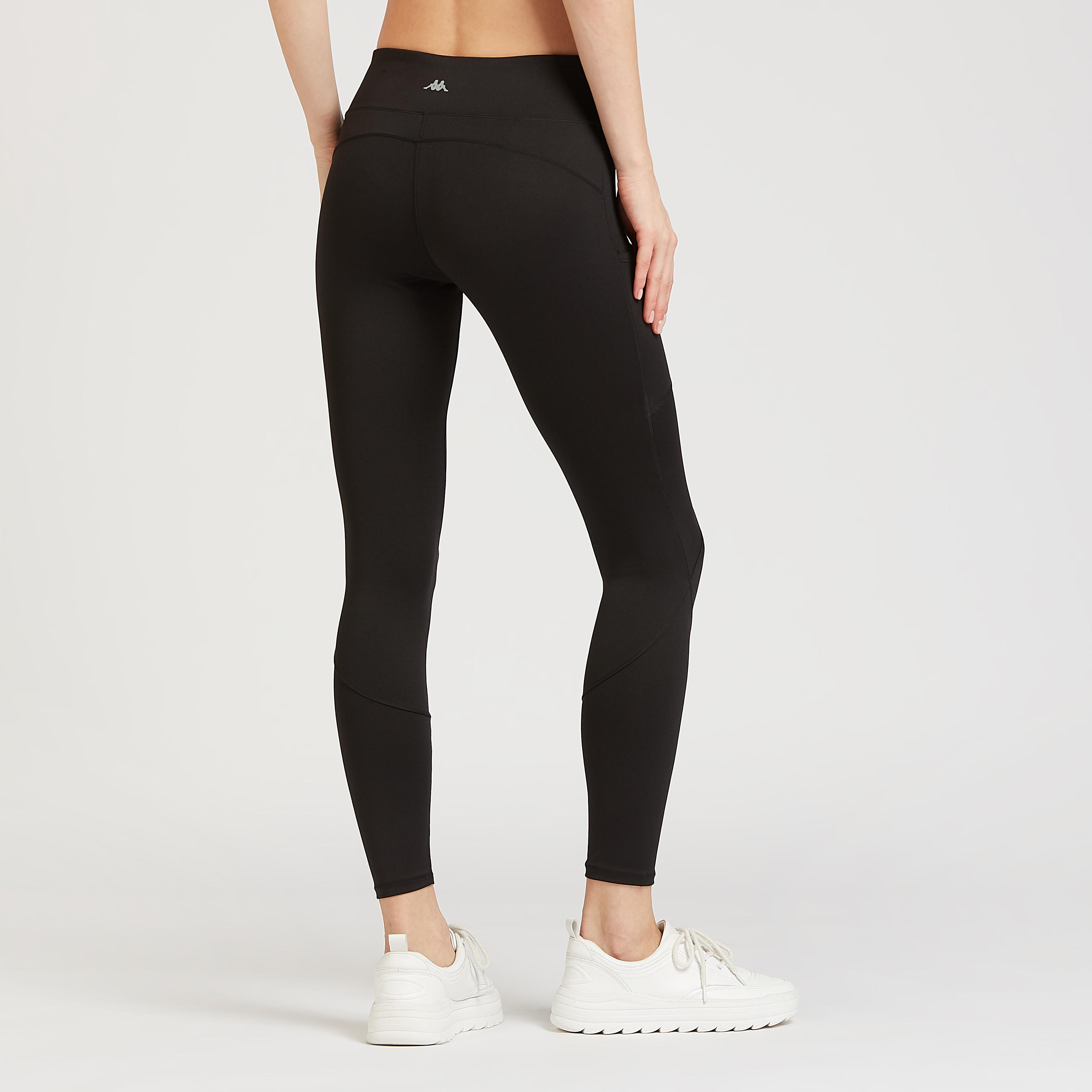 بنطلون ليقنز سادة بخصر مطّاطي من كابا-women-clothing-bottoms-leggings-image-4
