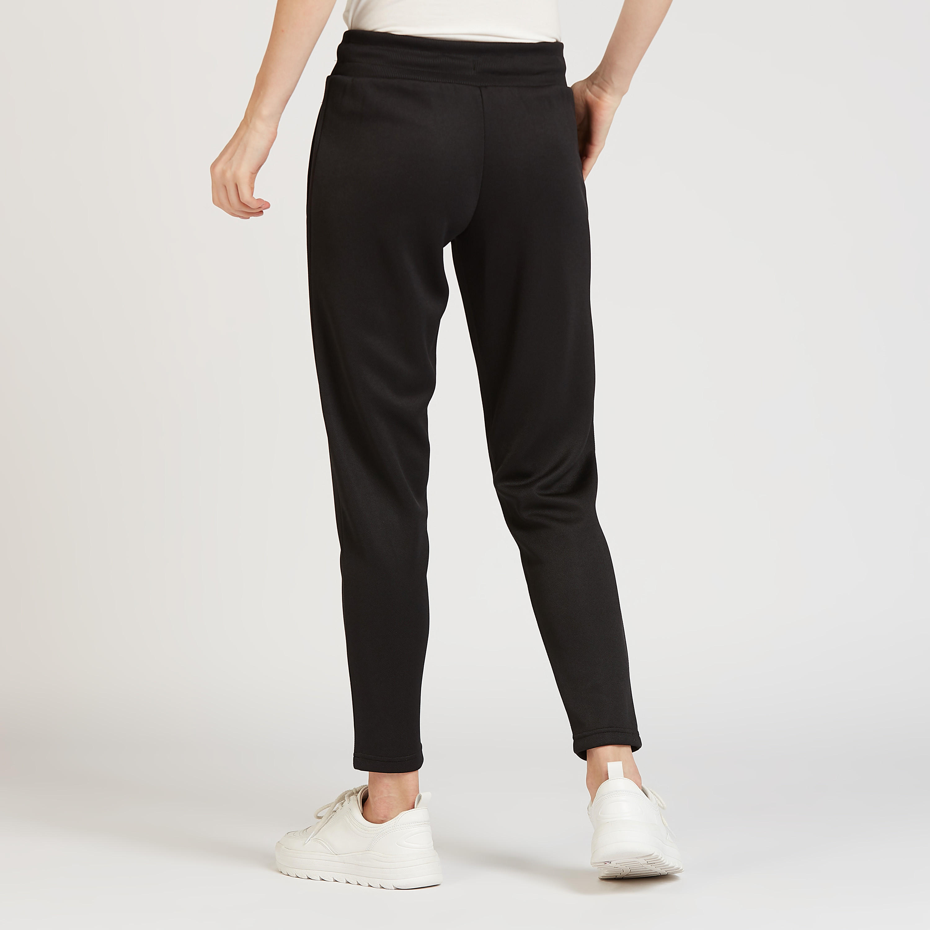 بنطلون سادة برباط وتفاصيل جيوب من كابا-women-clothing-bottoms-joggers-image-1