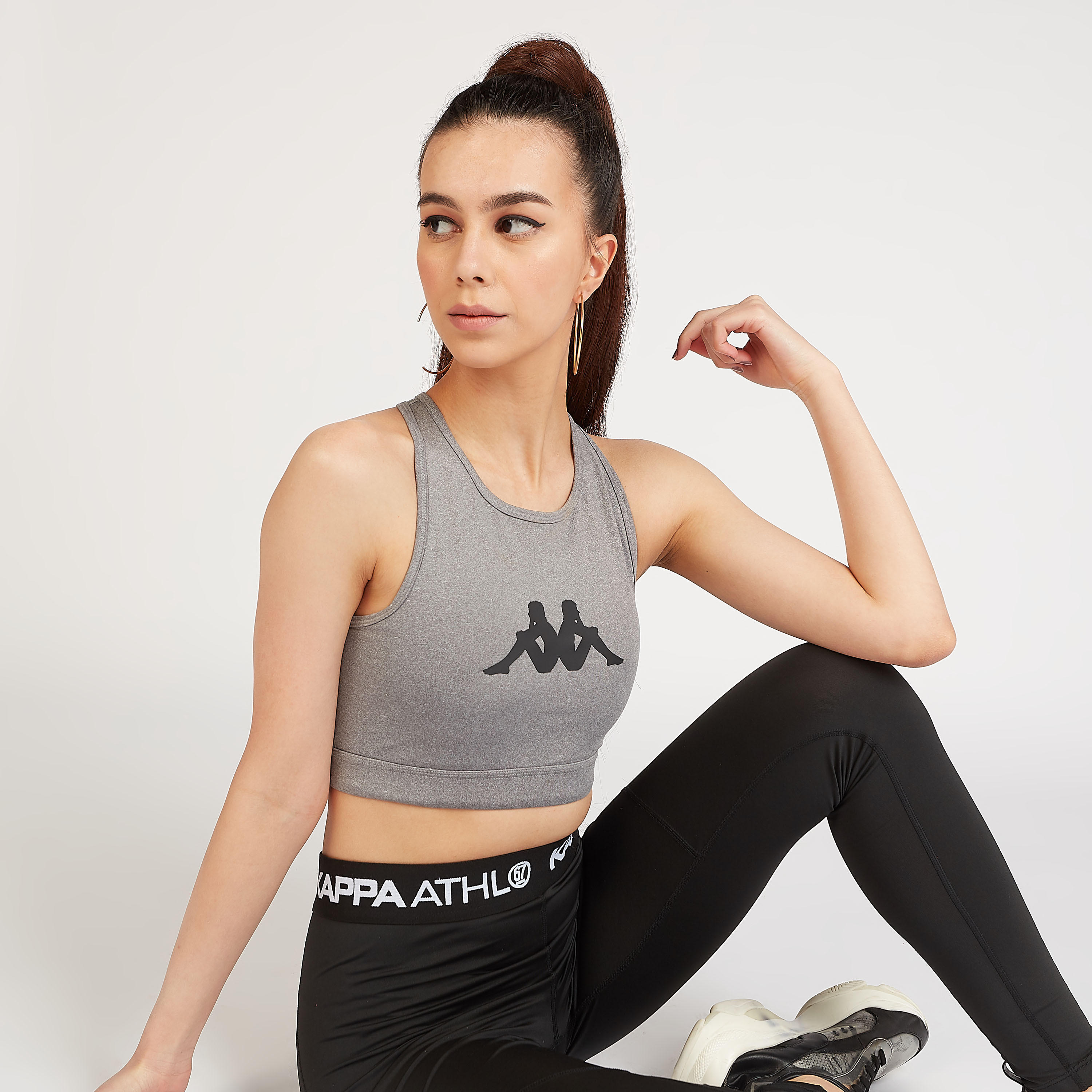 Sustainable Kappa Printed Sports Bra with Racerback-sports-women-clothing-sportsbras-image-3