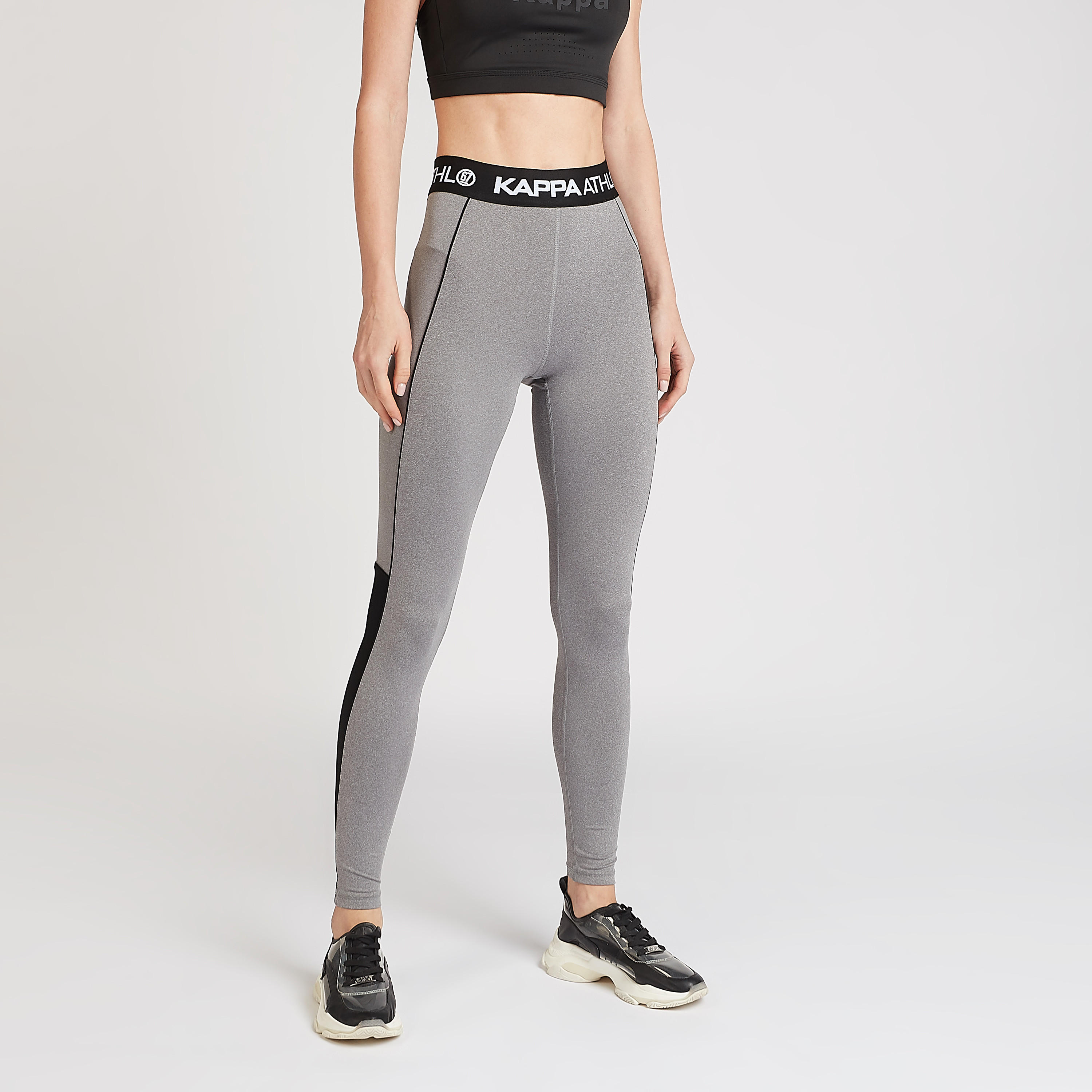 بنطلون ليقنز مستدام بطبعات وخصر مطّاطي من كابا-women-clothing-sportswearandactivewear-bottoms-image-1