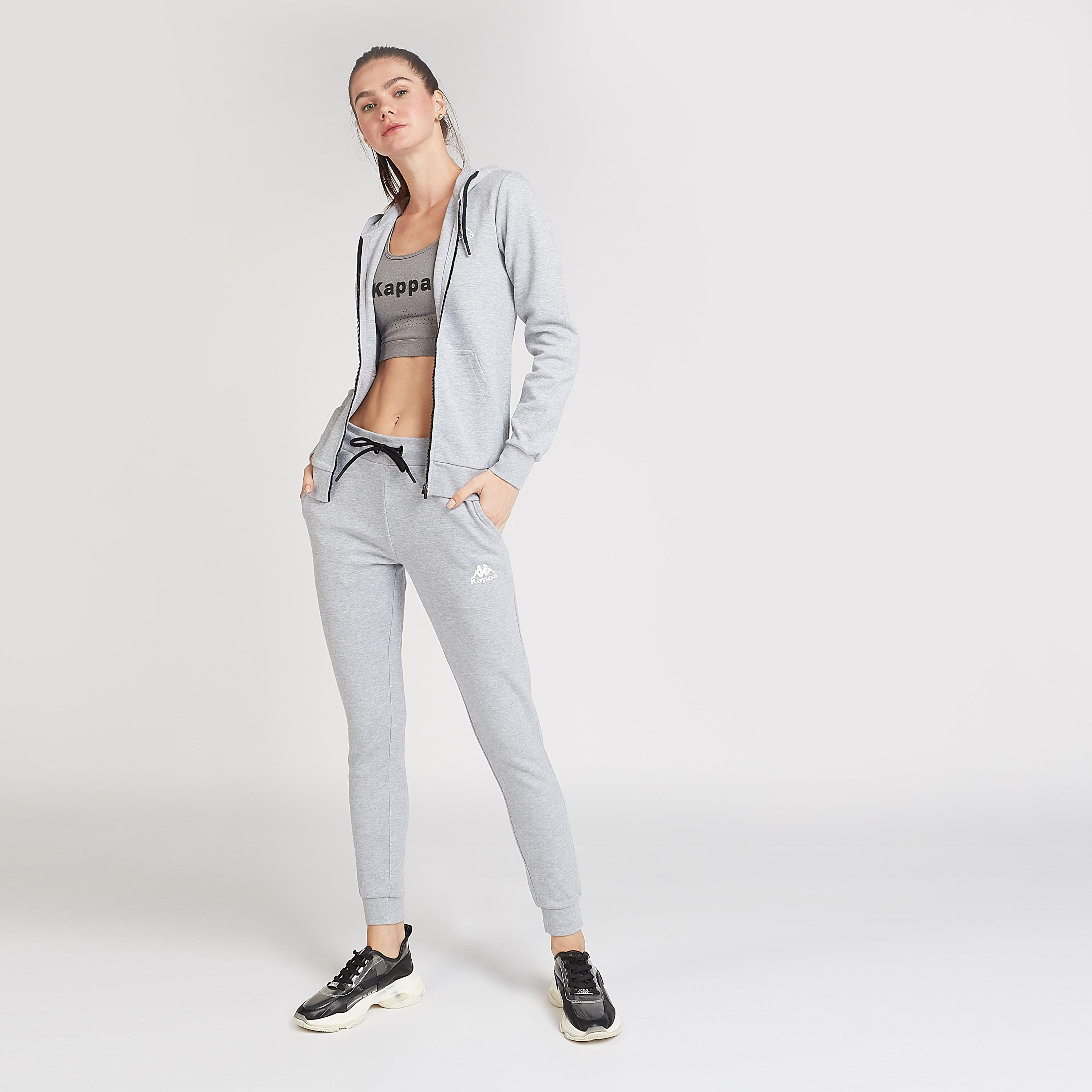 بنطلون رياضي بتفاصيل جيوب ورباط-women-clothing-bottoms-joggers-image-2