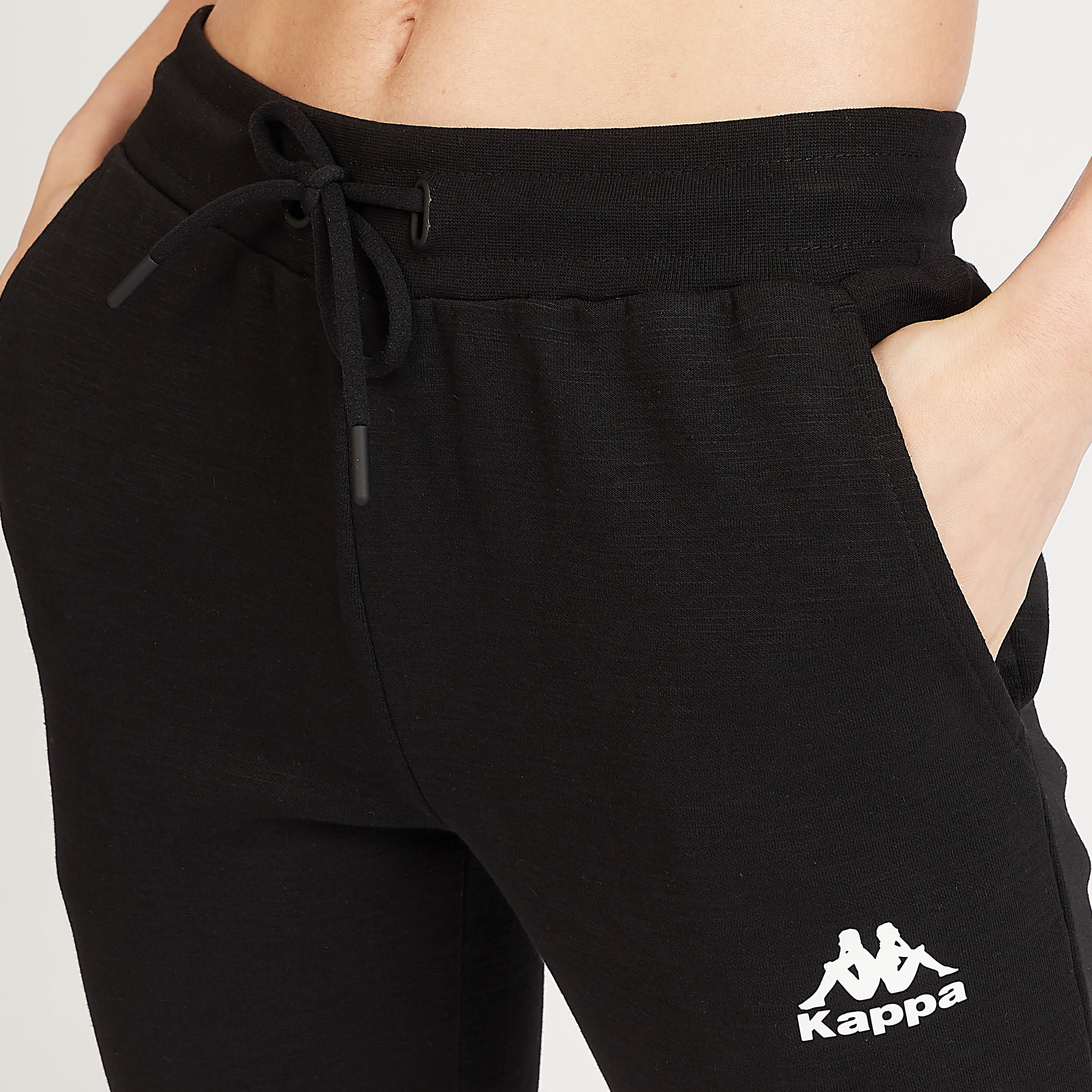 Kappa Solid Jog Pants with Pocket Detail and Drawstring-women-clothing-bottoms-joggers-image-3