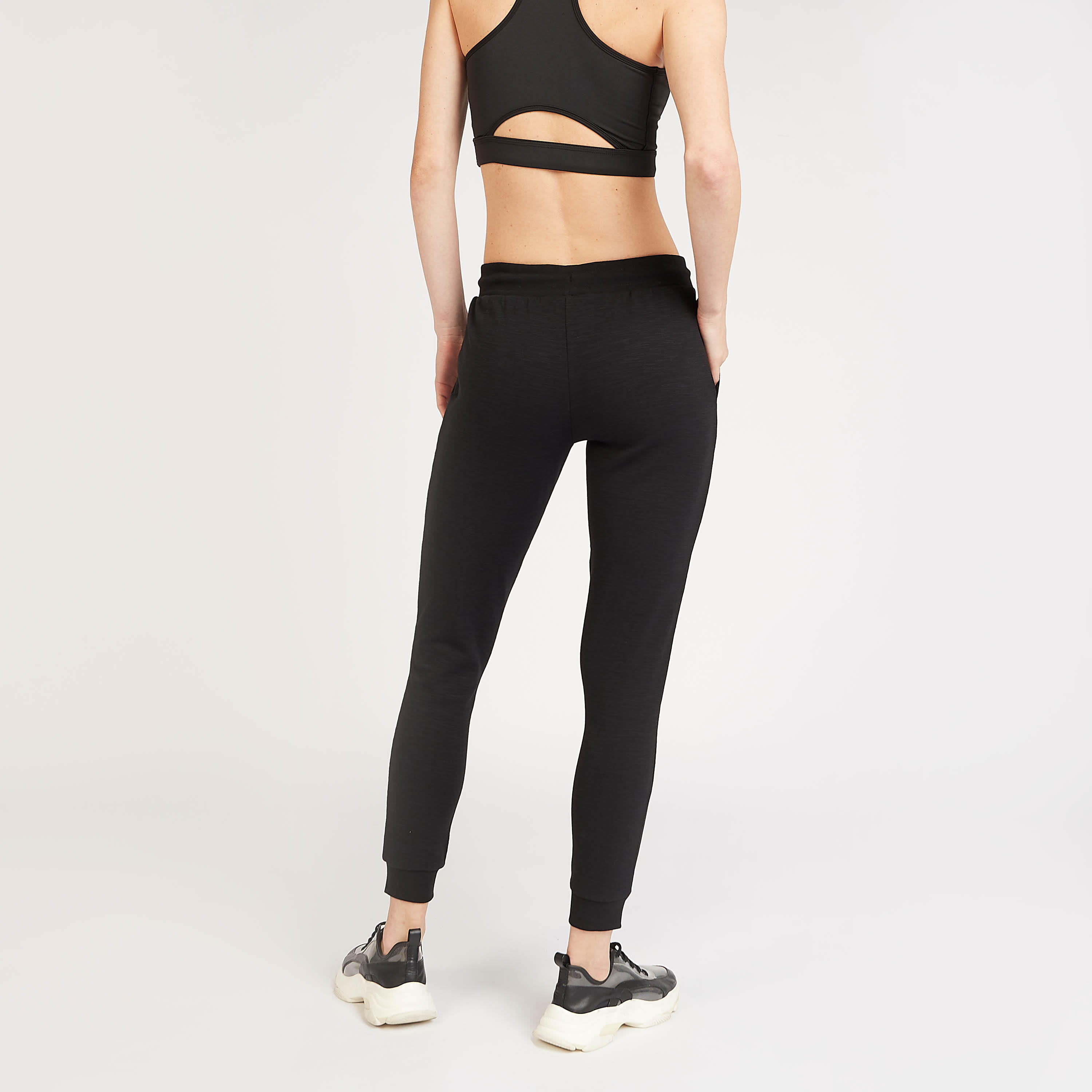 Kappa Solid Jog Pants with Pocket Detail and Drawstring-women-clothing-bottoms-joggers-image-4