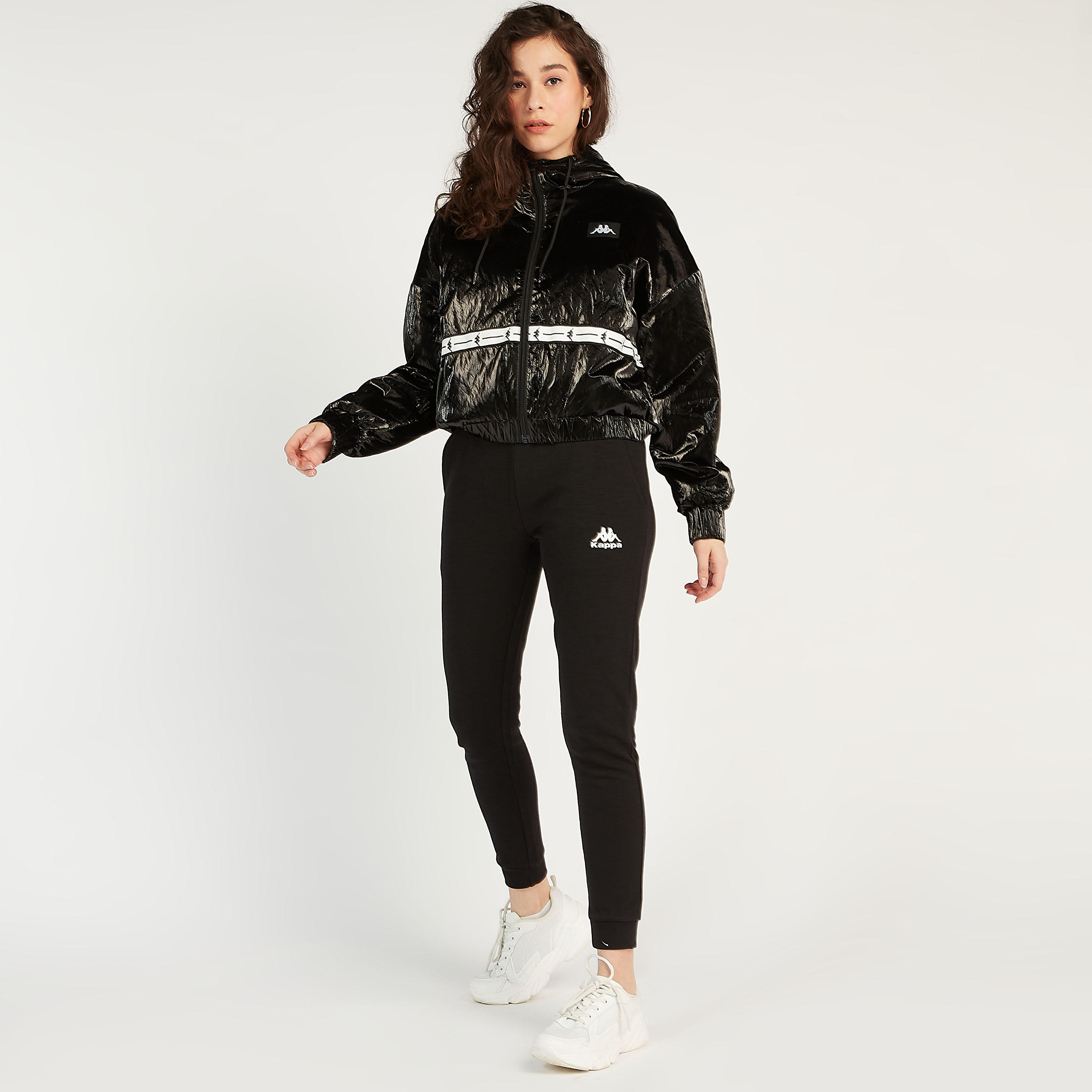 جاكيت بسحاب إغلاق وقبّعة وتفاصيل شريطة من كابا-women-clothing-sportswearandactivewear-coatsandjackets-jackets-image-2