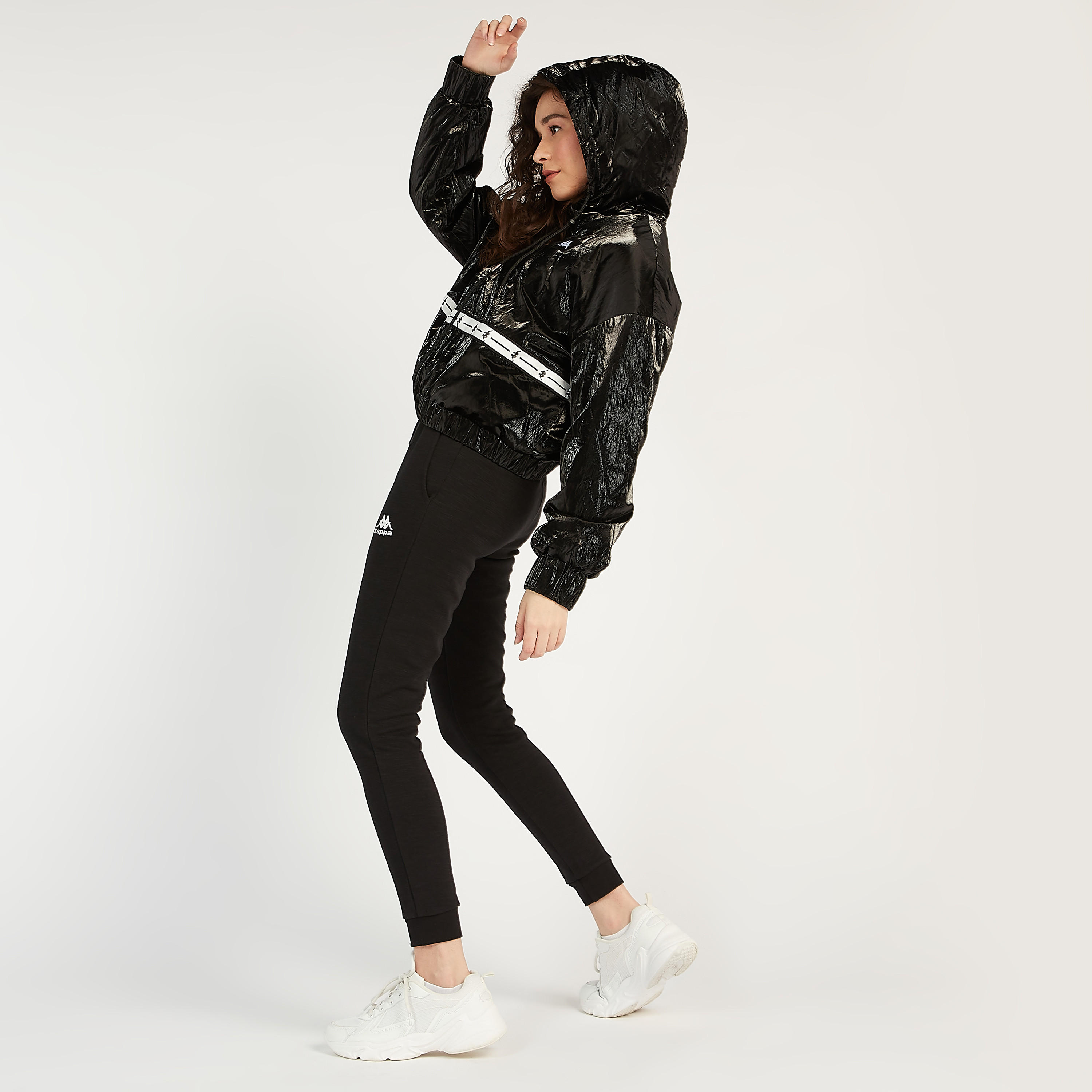 جاكيت بسحاب إغلاق وقبّعة وتفاصيل شريطة من كابا-women-clothing-sportswearandactivewear-coatsandjackets-jackets-image-5