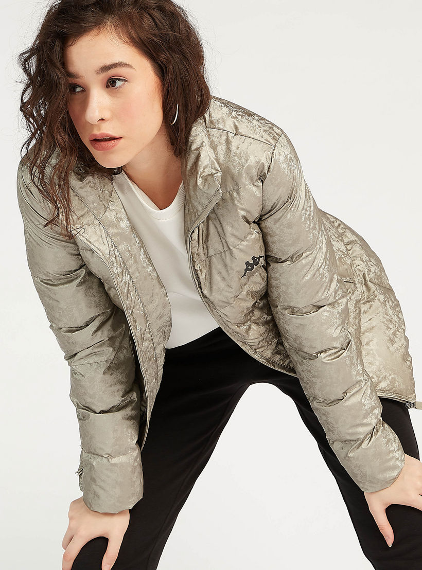 جاكيت منفوخ مستدام بسحّاب وأكمام طويلة من كابا-women-clothing-sportswearandactivewear-coatsandjackets-jackets-image-3