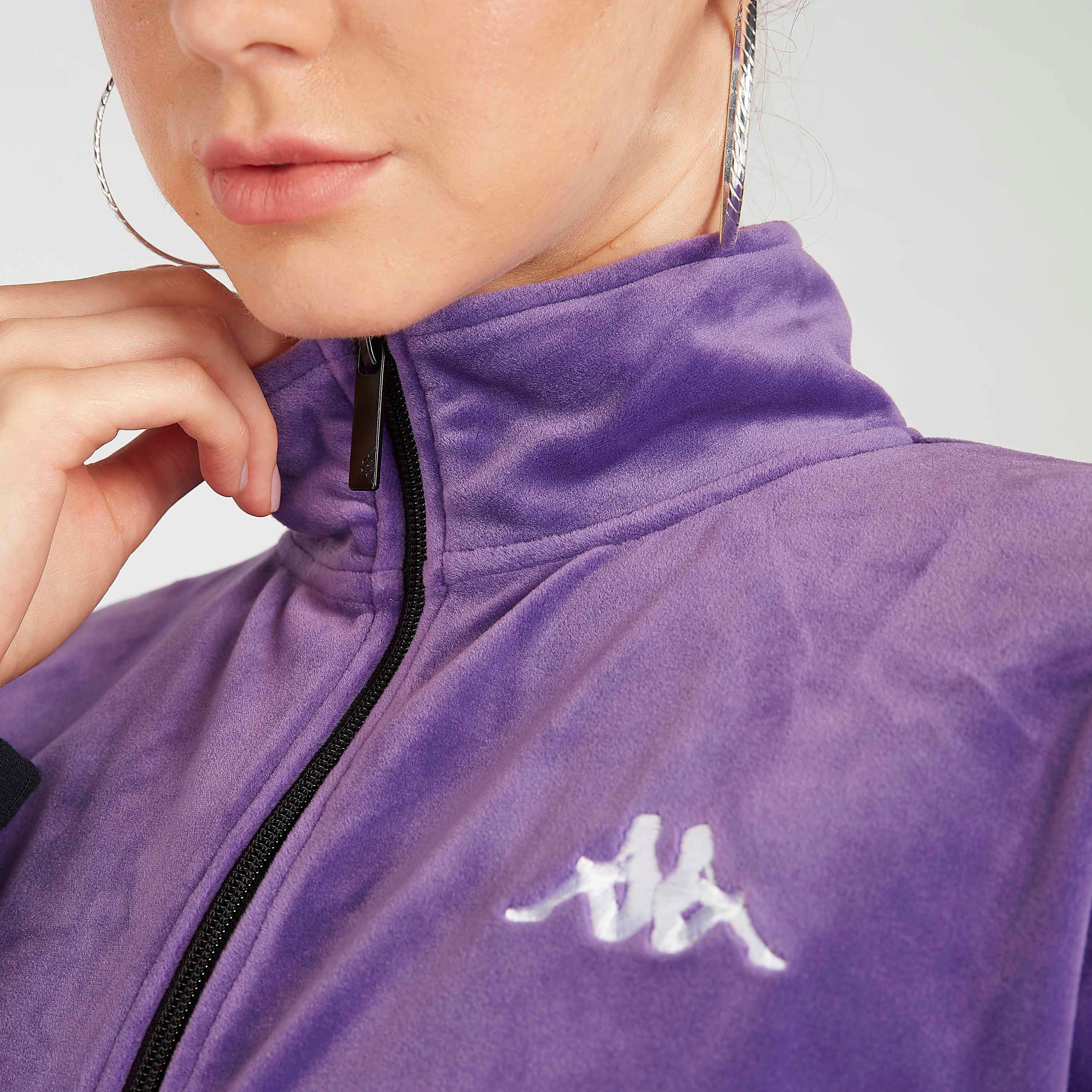 جاكيت بطبعات وأكمام طويلة وجيوب من كابا-women-clothing-sportswearandactivewear-coatsandjackets-jackets-image-3