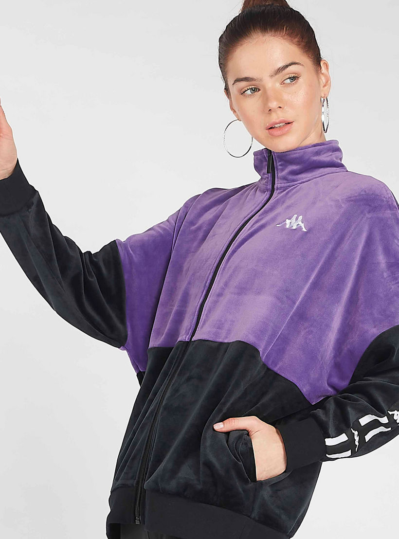 جاكيت بطبعات وأكمام طويلة وجيوب من كابا-women-clothing-sportswearandactivewear-coatsandjackets-jackets-image-8