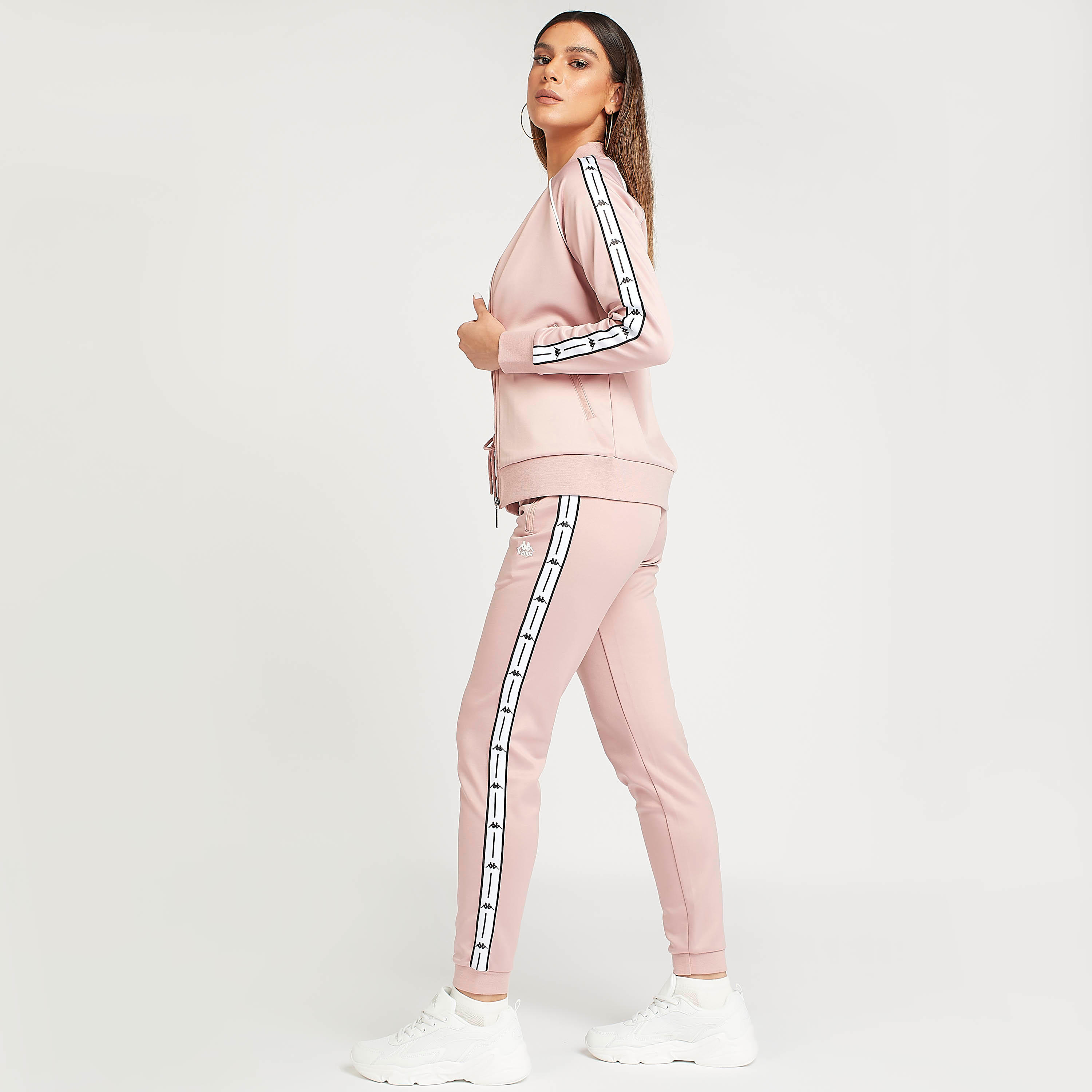 Kappa Jog Pants with Logo Tape Detail-women-clothing-sportswearandactivewear-bottoms-image-6