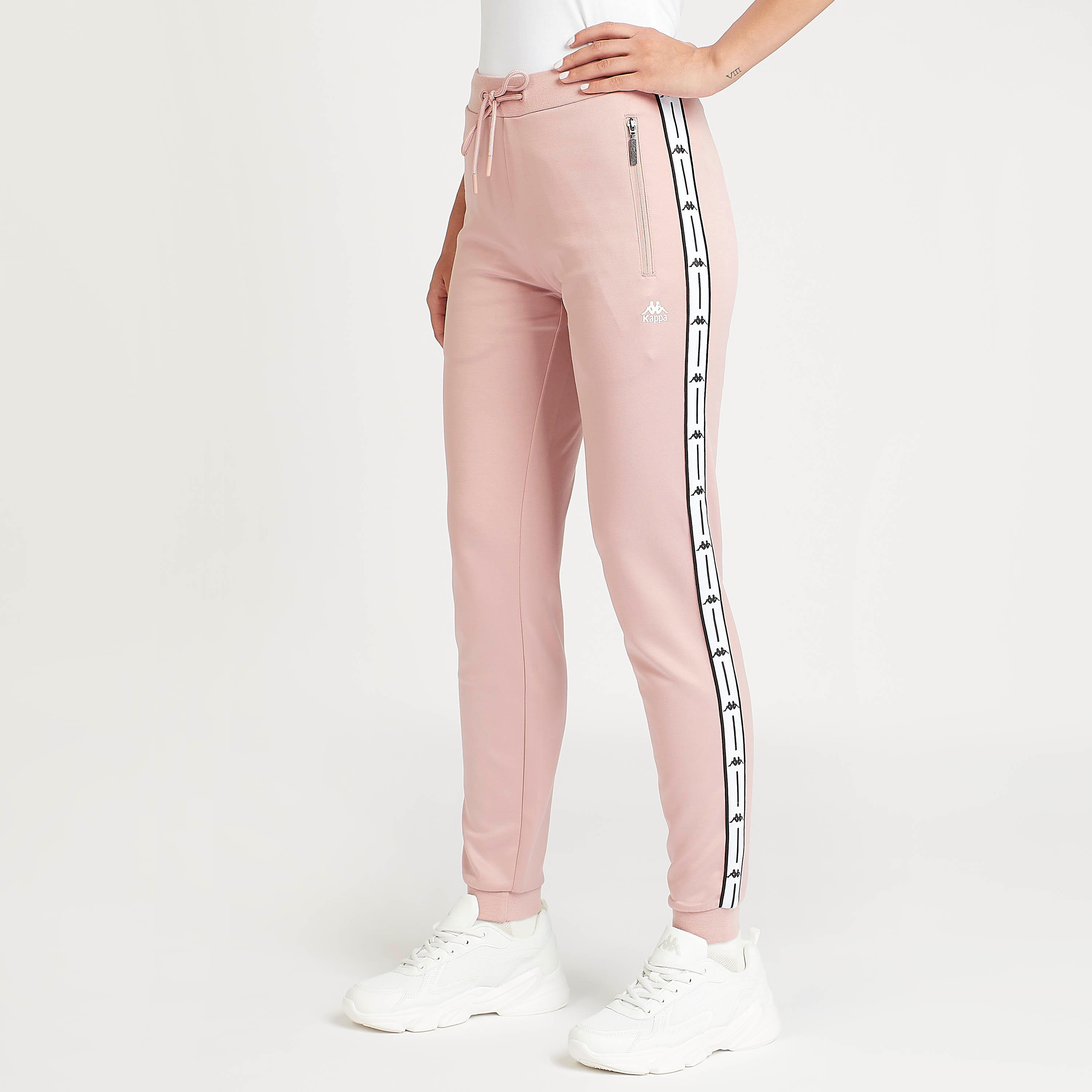 Kappa Jog Pants with Logo Tape Detail-women-clothing-sportswearandactivewear-bottoms-image-7