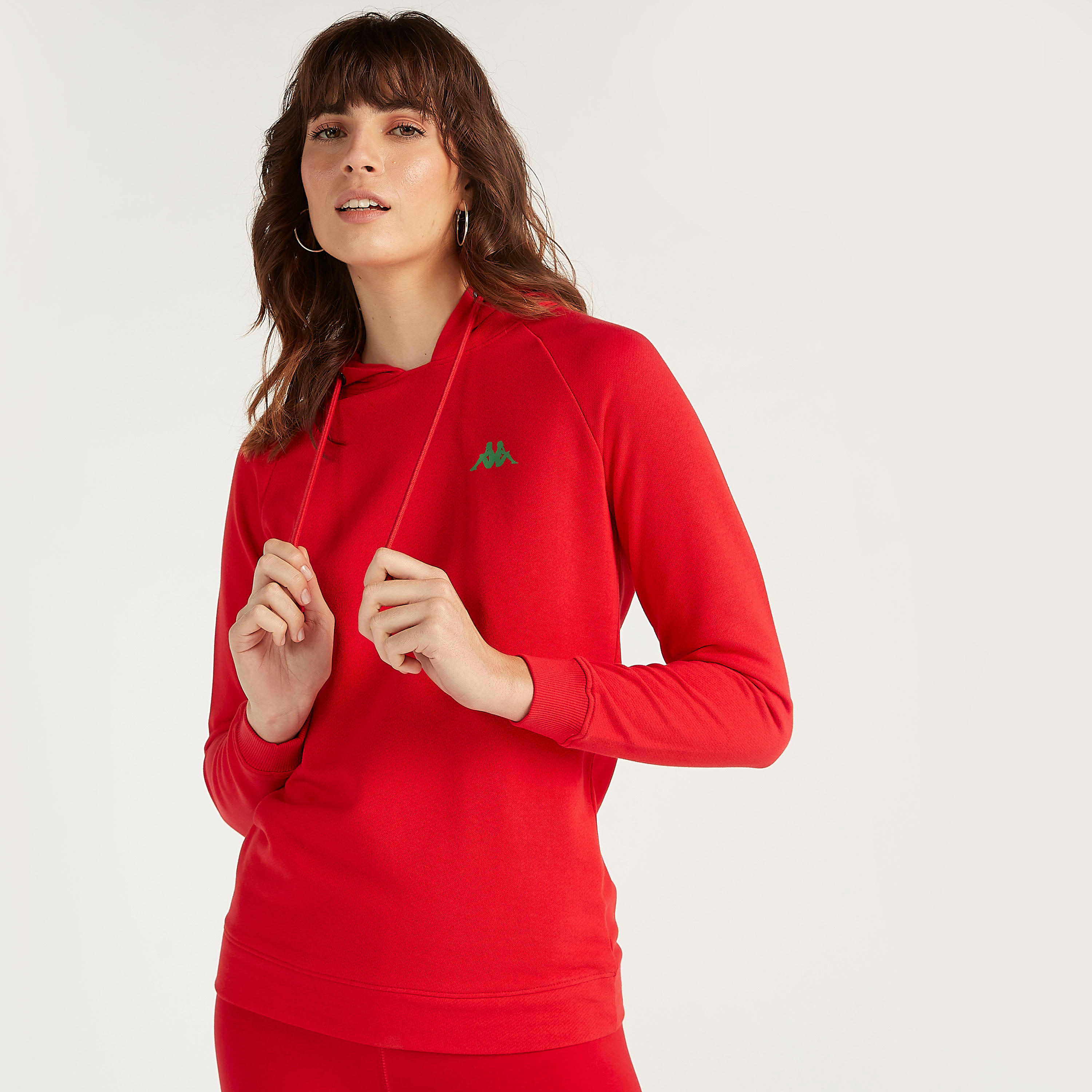 هودي بتفاصيل شعار وأكمام من كابا-women-clothing-sportswearandactivewear-hoodiesandsweatshirts-image-1