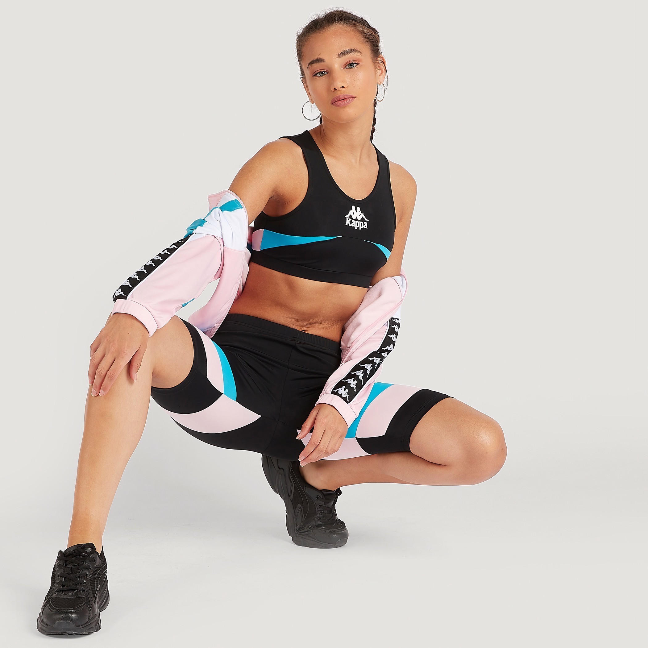 شورت بخصر مطاطي وطبعات من كابا-women-clothing-bottoms-leggings-image-5