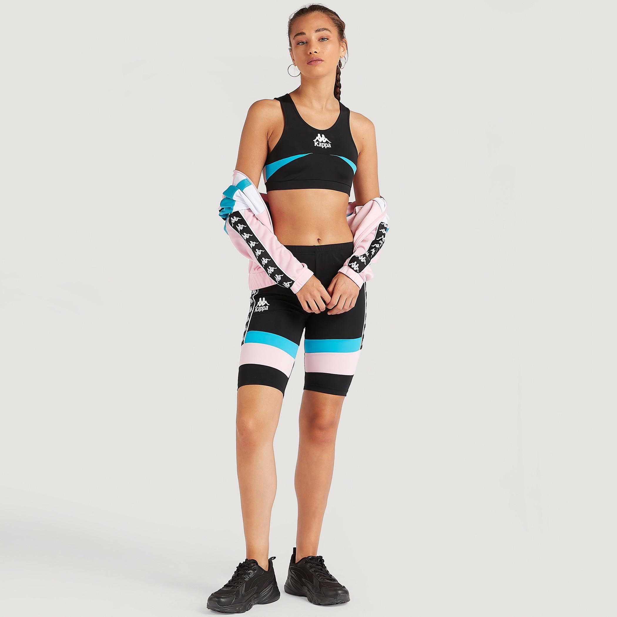 شورت بخصر مطاطي وطبعات من كابا-women-clothing-bottoms-leggings-image-1