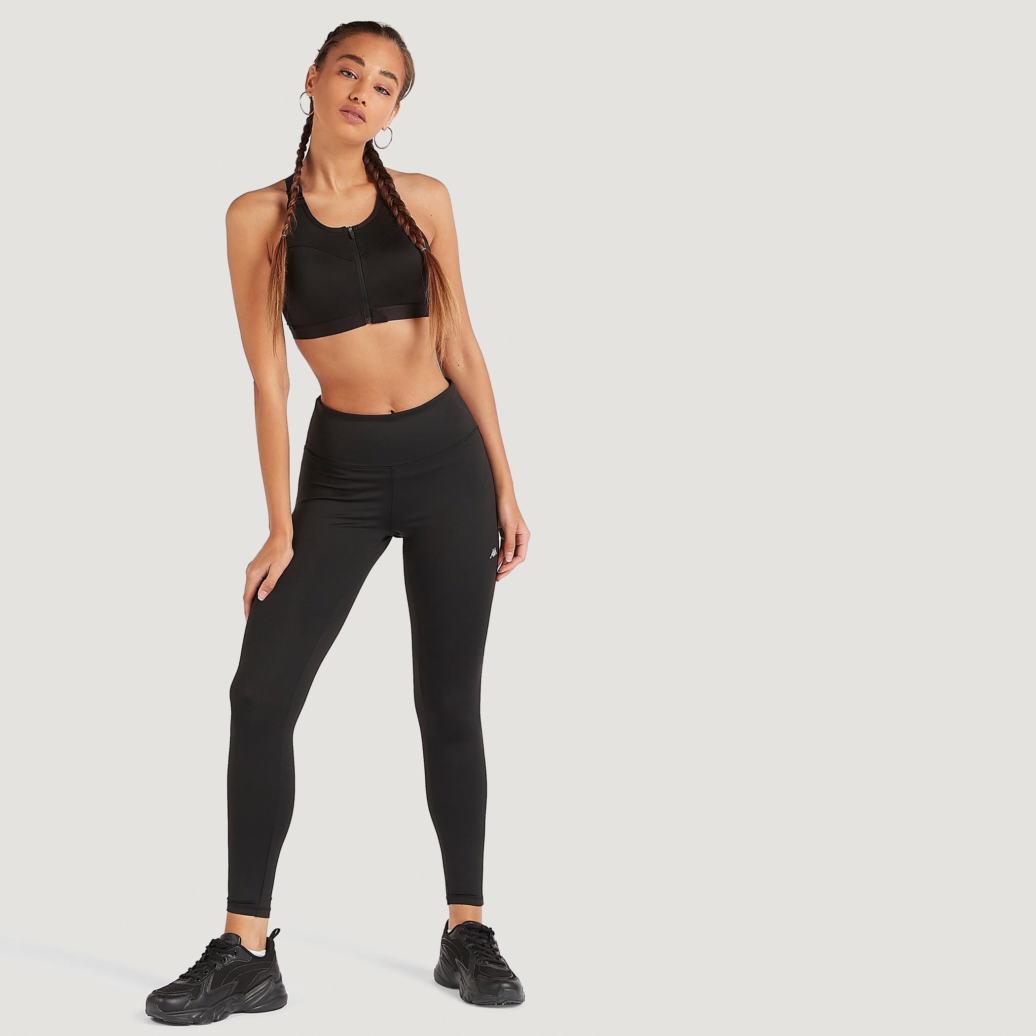 صدرية رياضية بدون أكمام وياقة عميقة من كابا-sports-women-clothing-sportsbras-image-2
