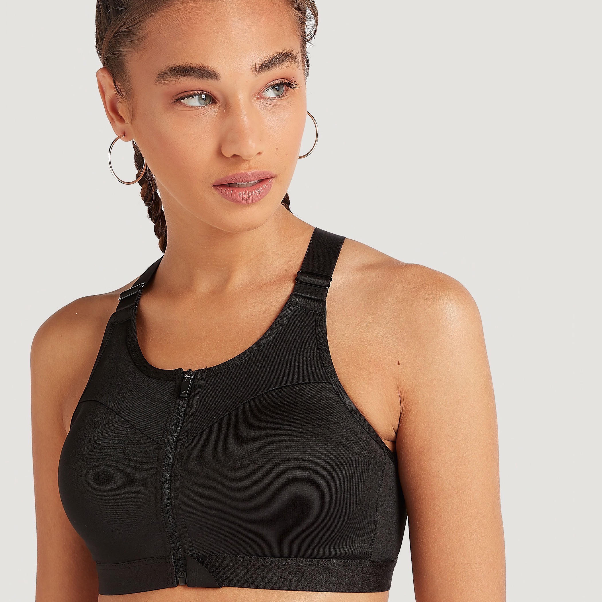 صدرية رياضية بدون أكمام وياقة عميقة من كابا-sports-women-clothing-sportsbras-image-5