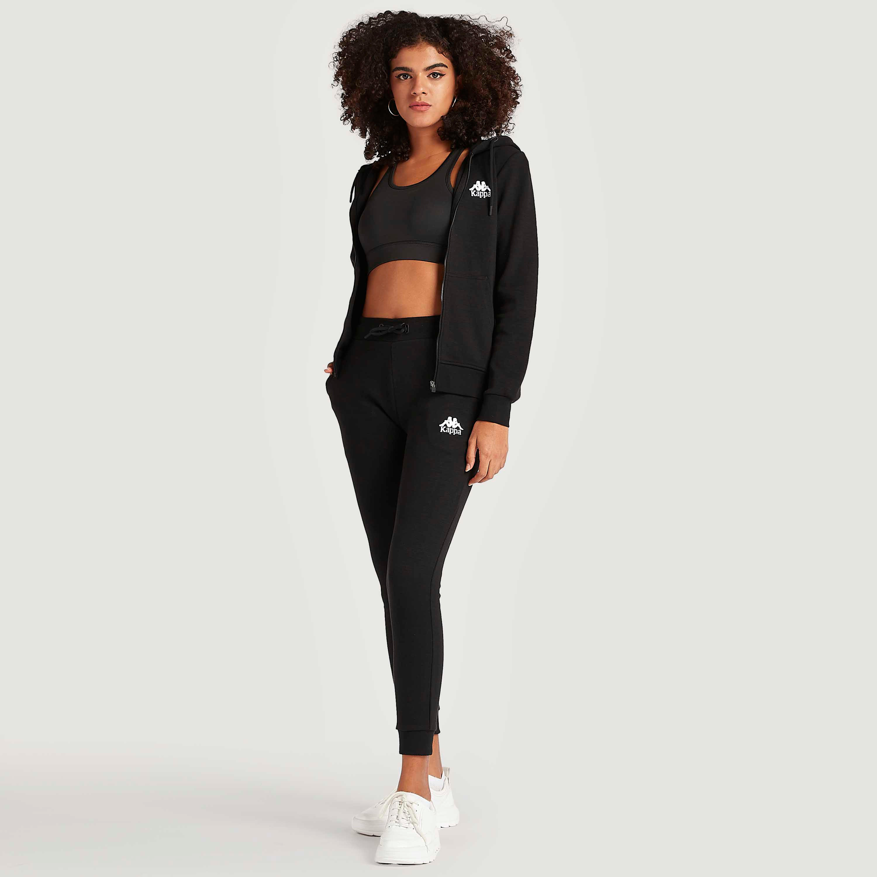 هودي بسحّاب وأكمام طويلة وجيوب من كابا-women-clothing-sportswearandactivewear-hoodiesandsweatshirts-image-4
