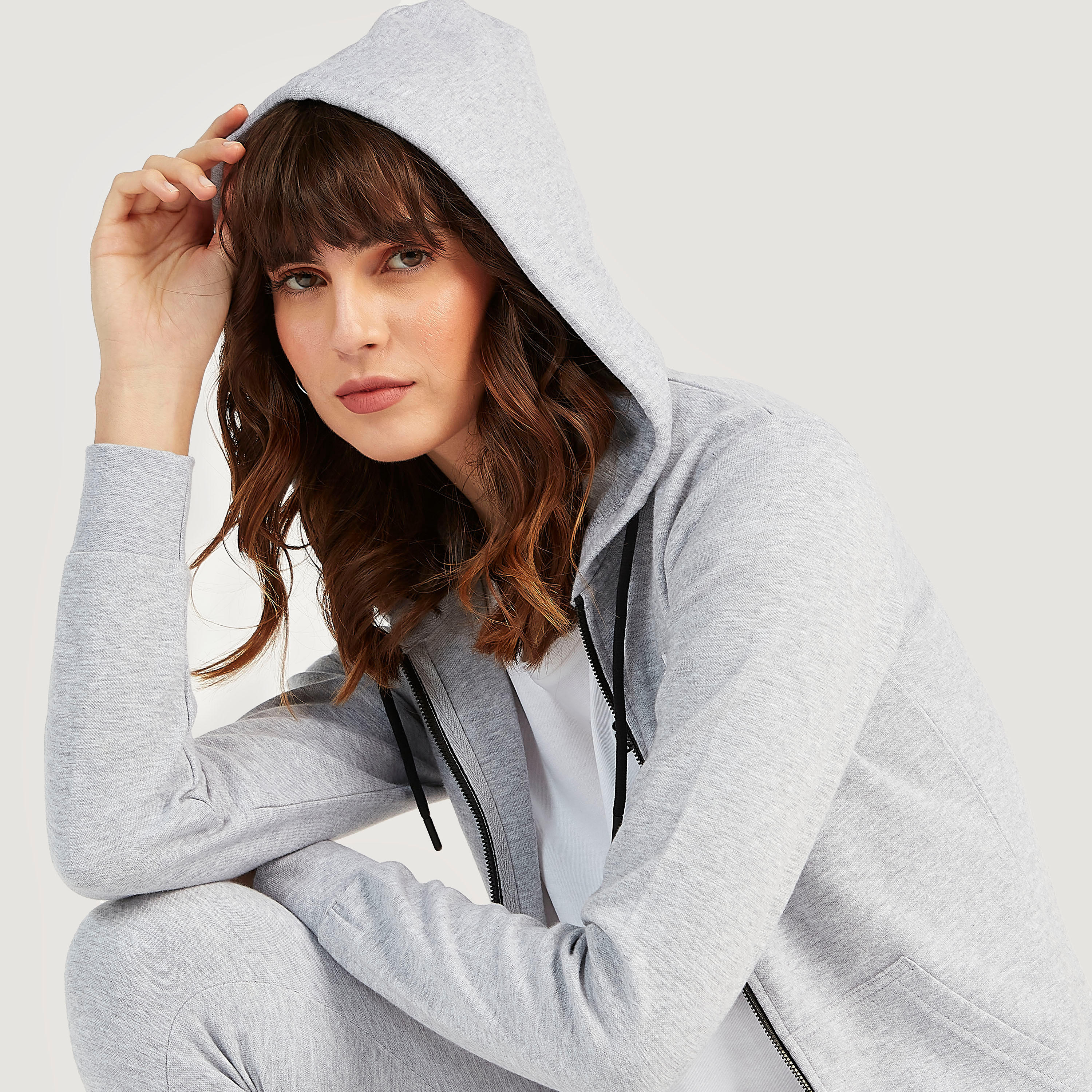 Kappa Zip Through Jacket with Long Sleeves and Pockets-women-clothing-sportswearandactivewear-hoodiesandsweatshirts-image-3