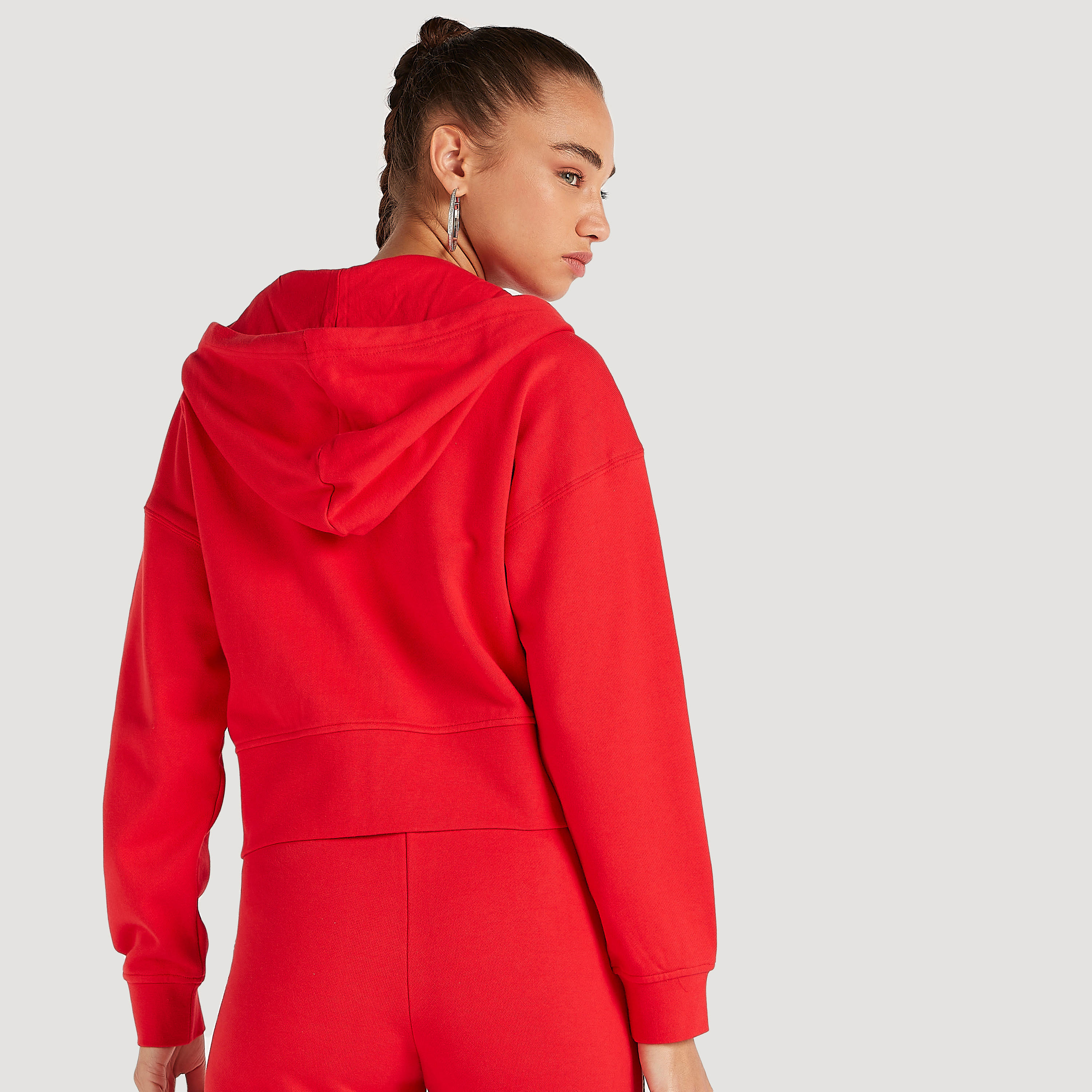 هودي بسحّاب وأكمام طويلة من كابا-women-clothing-sportswearandactivewear-hoodiesandsweatshirts-image-3