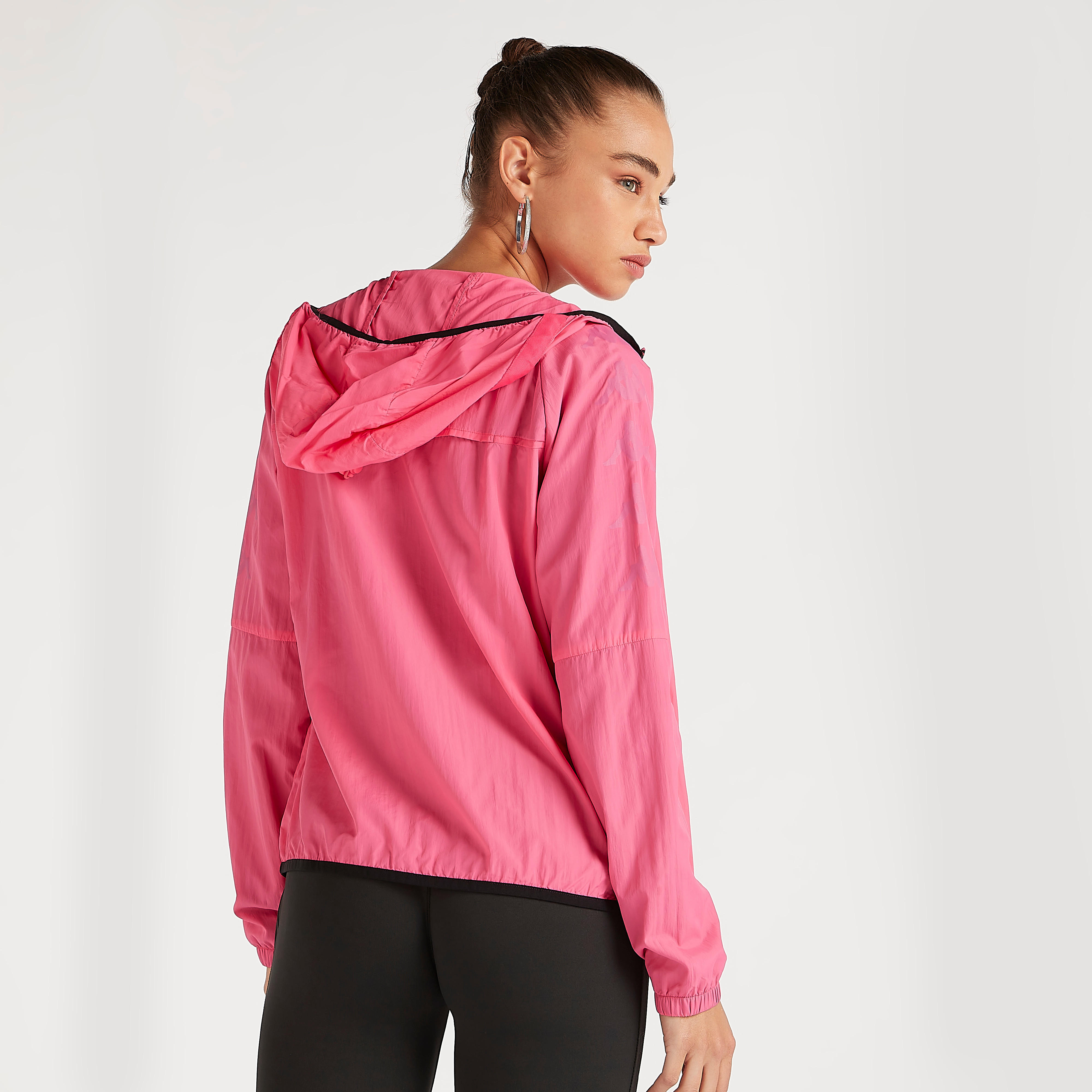 جاكيت بسحّاب وقبّعة وأكمام طويلة وجيوب من كابا-women-clothing-sportswearandactivewear-coatsandjackets-jackets-image-4
