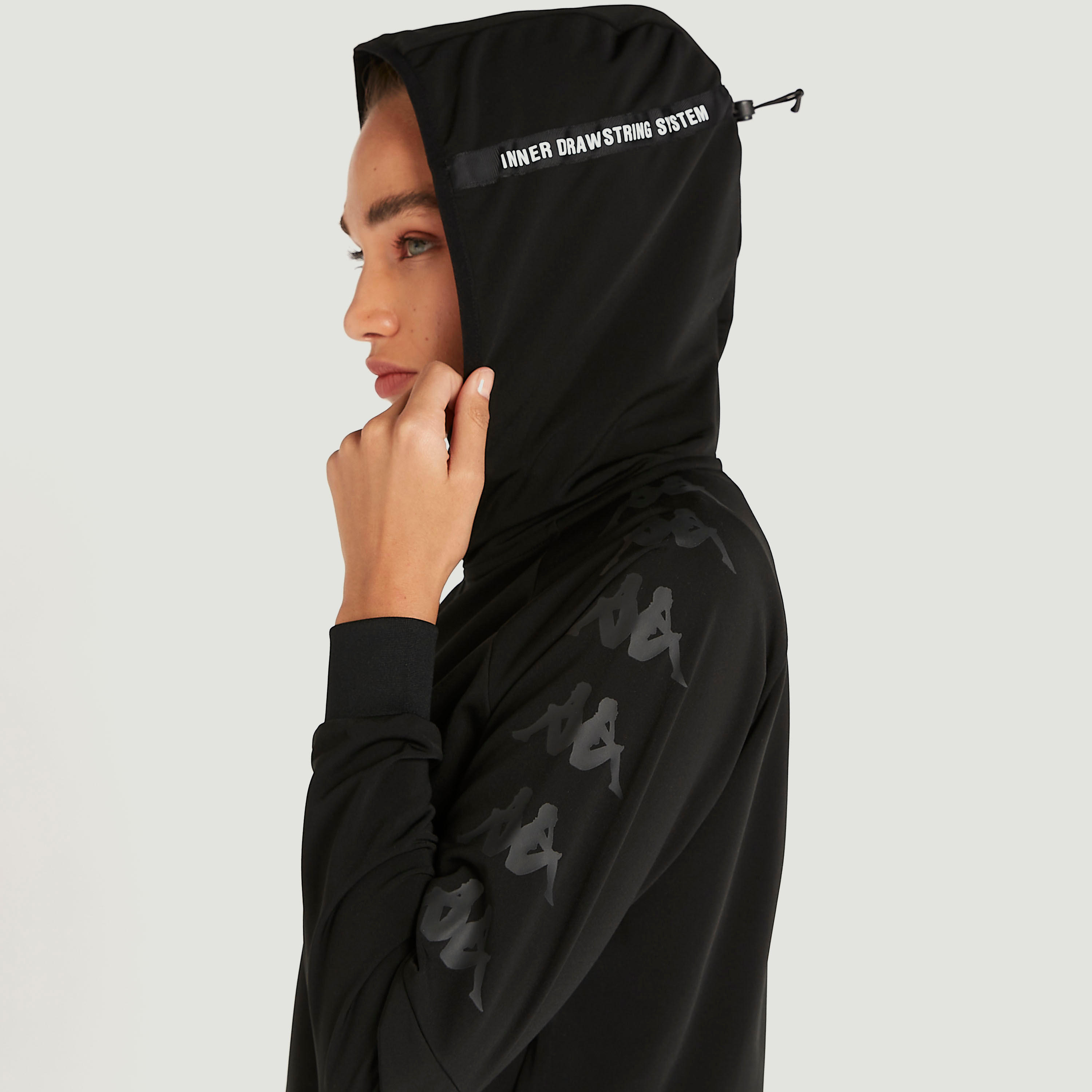 Kappa Printed Zip Through Hoodie with Pockets-women-clothing-sportswearandactivewear-hoodiesandsweatshirts-image-7