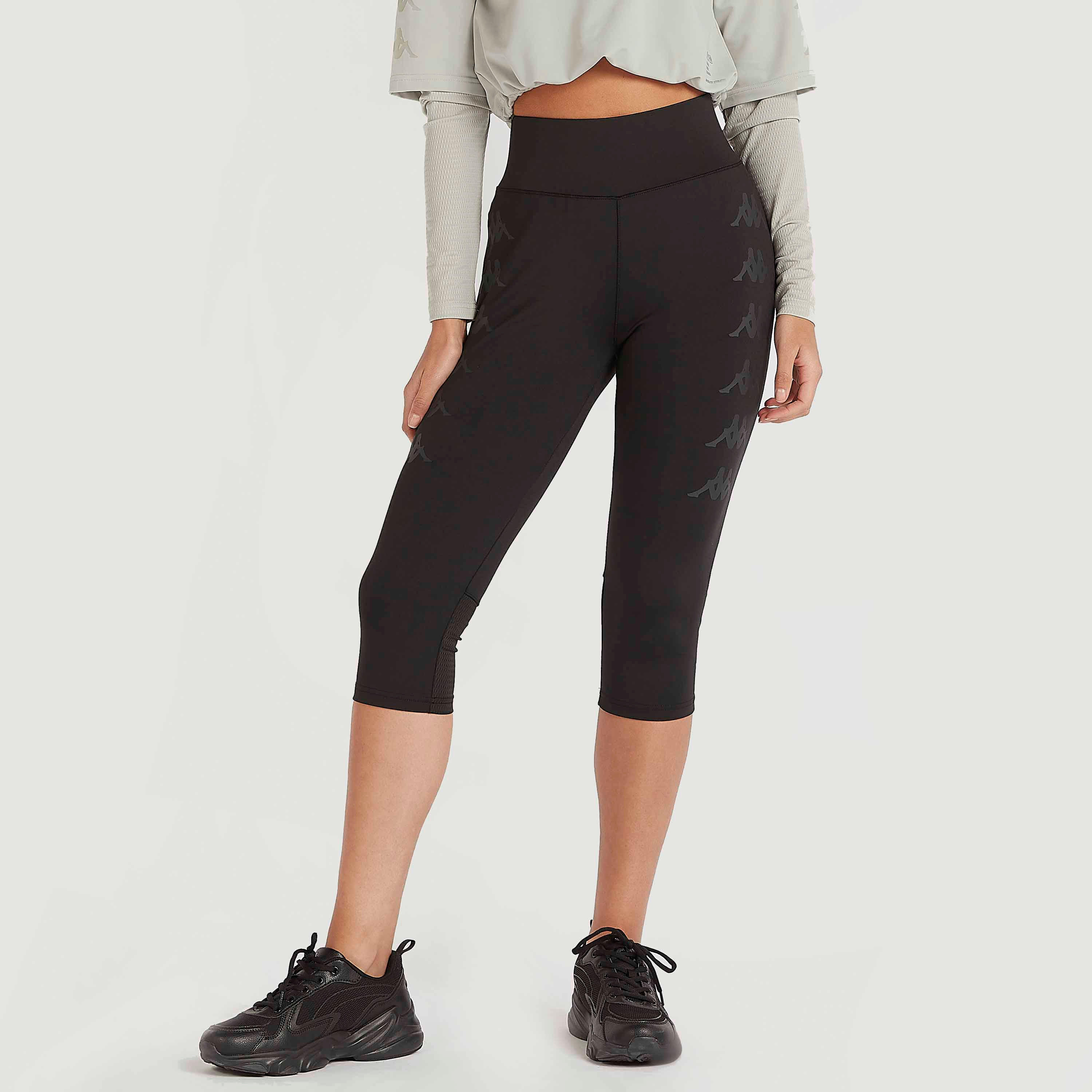 بنطلون ليقنز بخصر مطّاطي وطبعات من كابا-women-clothing-bottoms-leggings-image-1