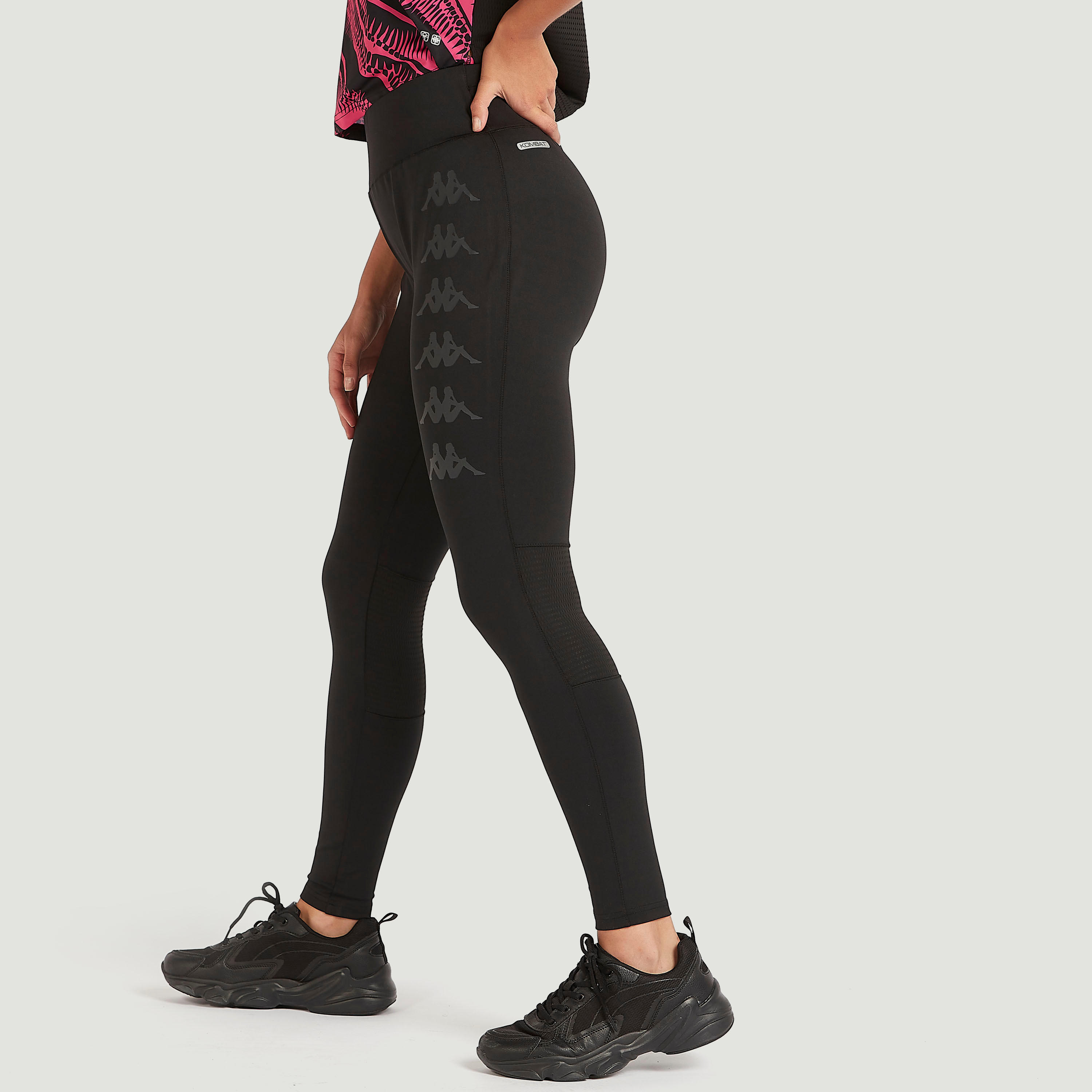 بنطلون ليقنز بخصر مطّاطي وطبعات من كابا-women-clothing-bottoms-leggings-image-1